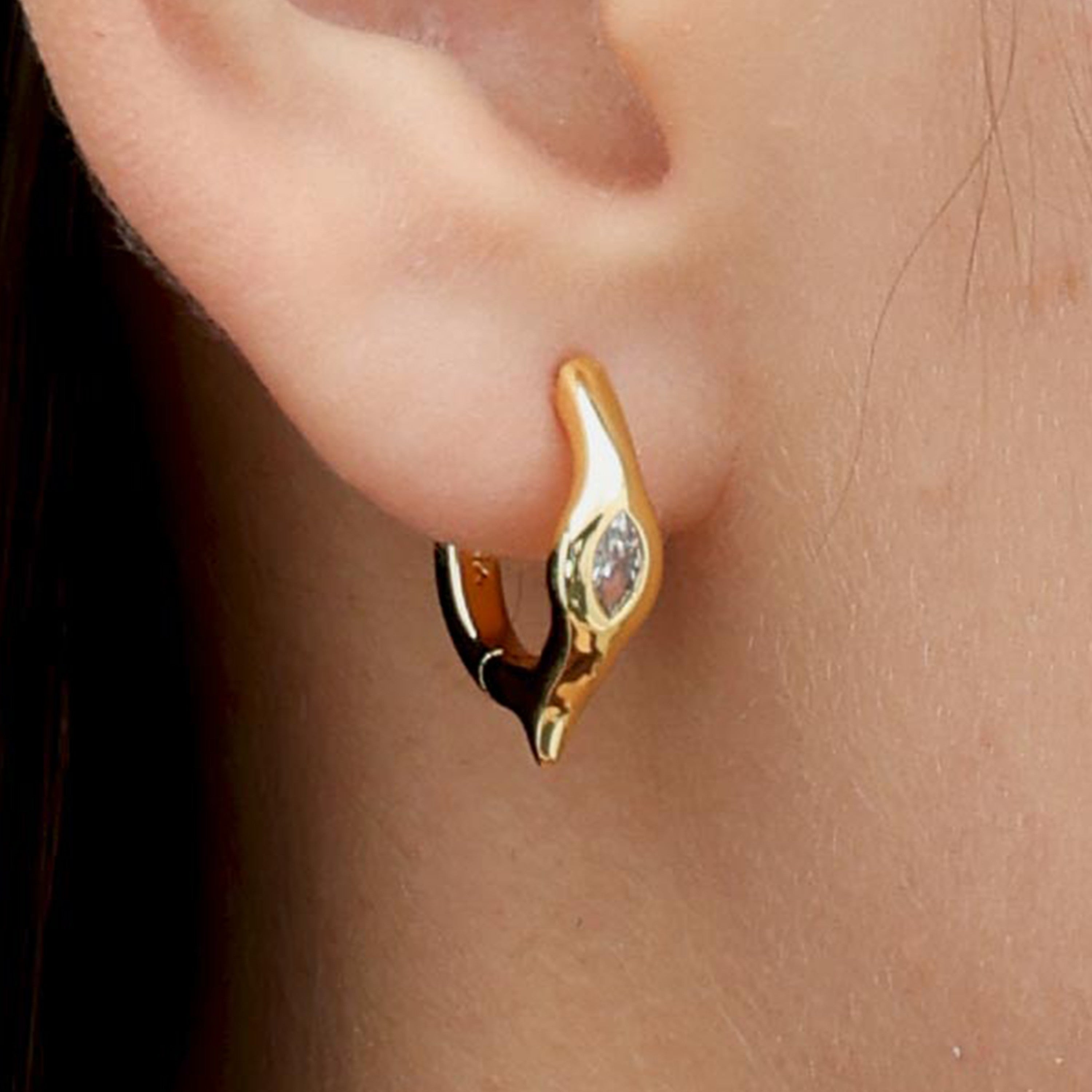 RSNY streamlined earrings