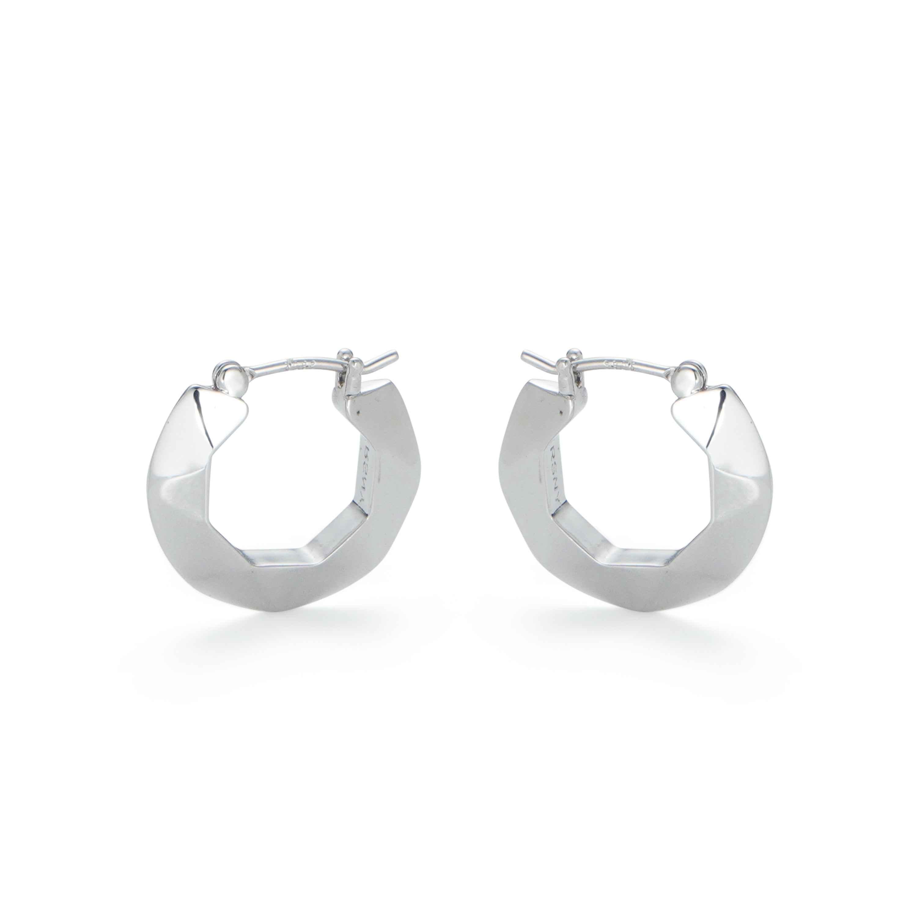 RSNY diamond pattern earrings