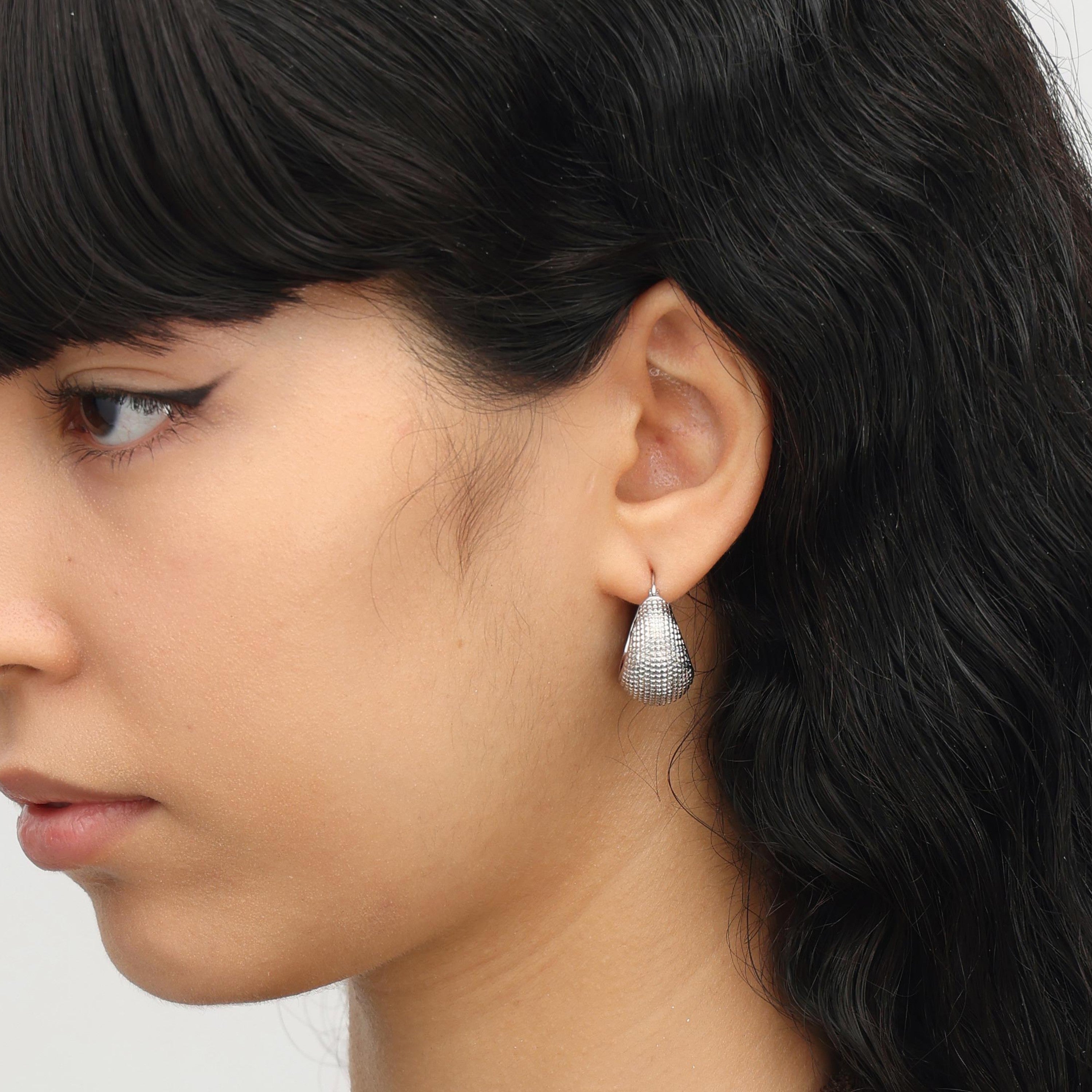 RSNY Diamond Geometric Earrings