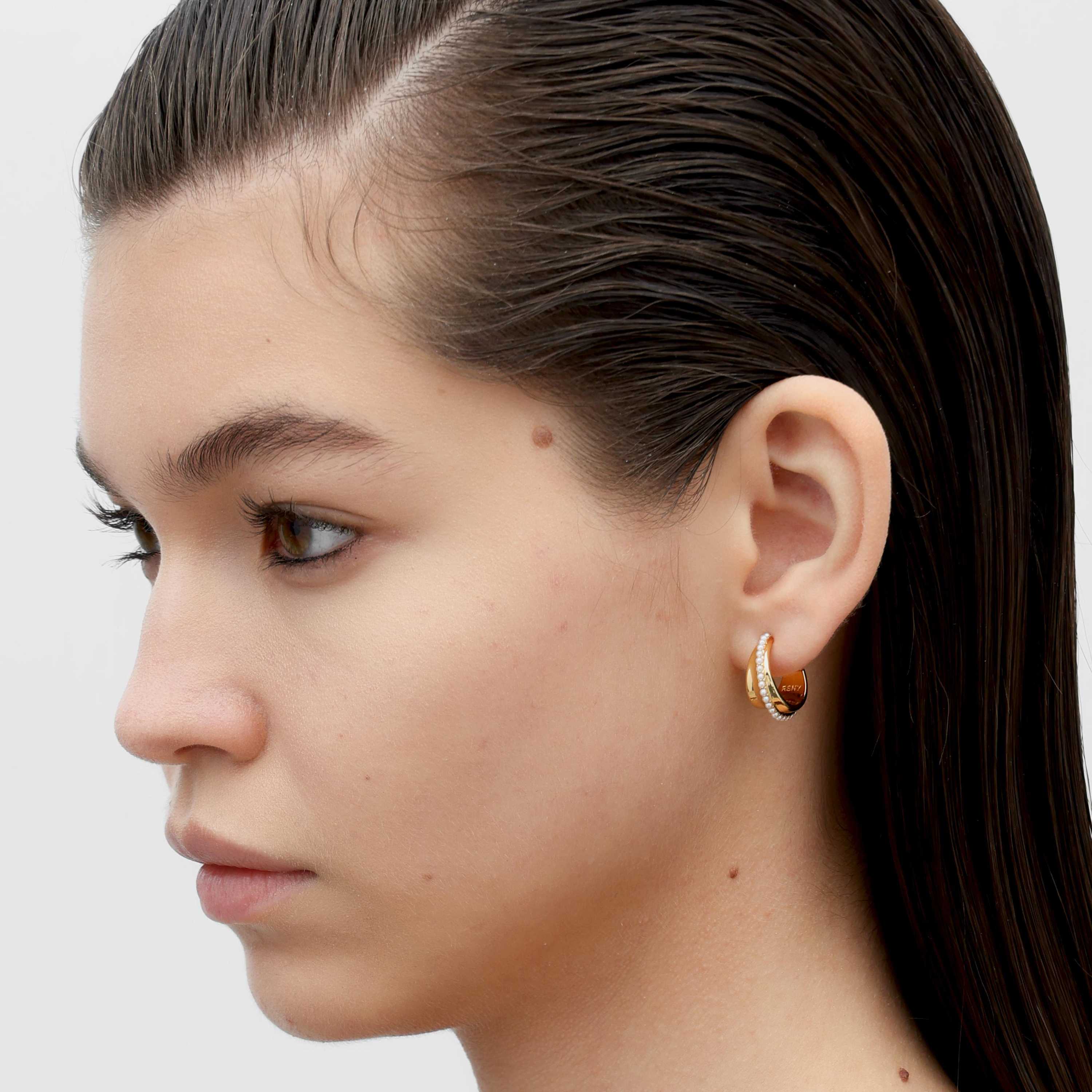 RSNY irregular shape earrings