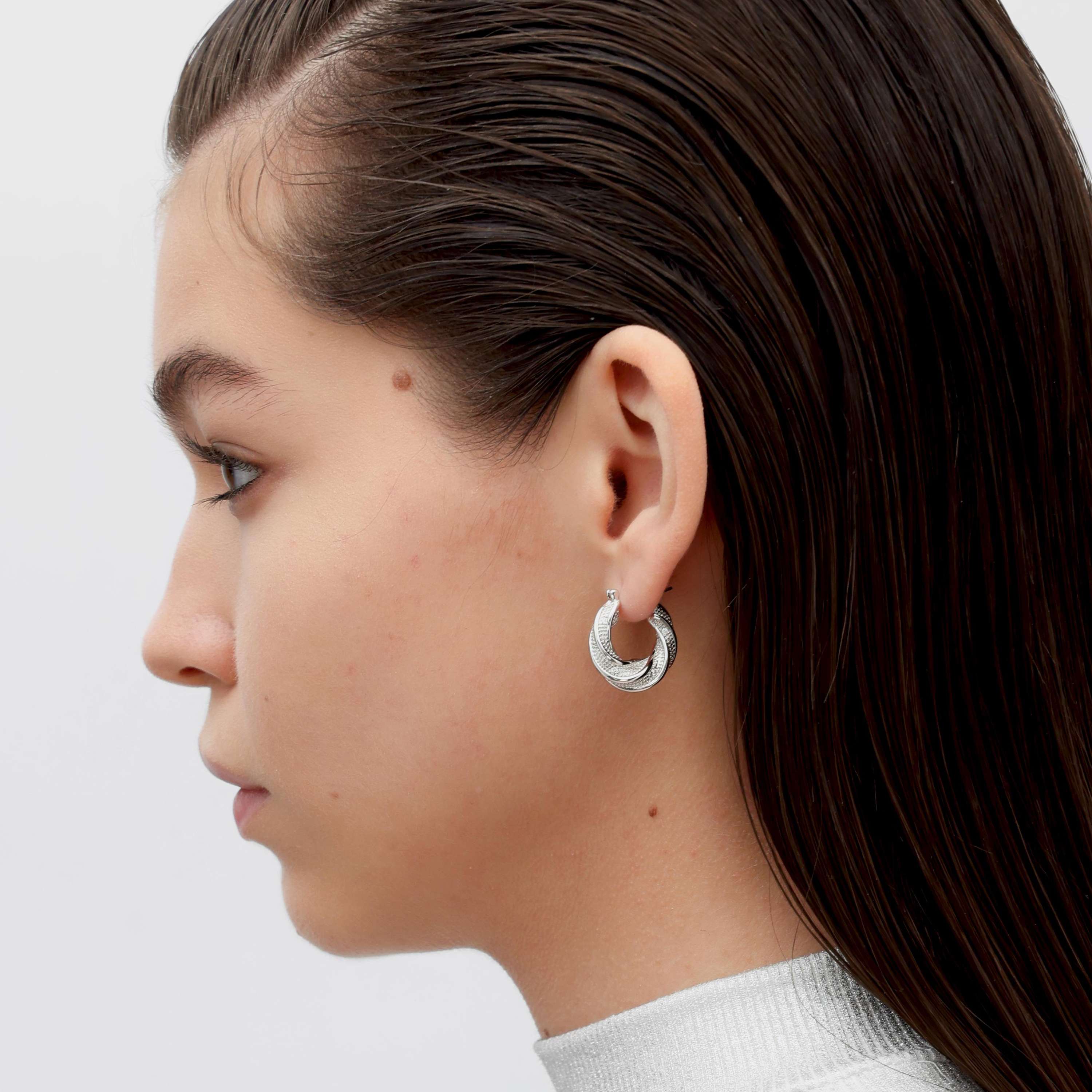 RSNY geometric abstract earrings