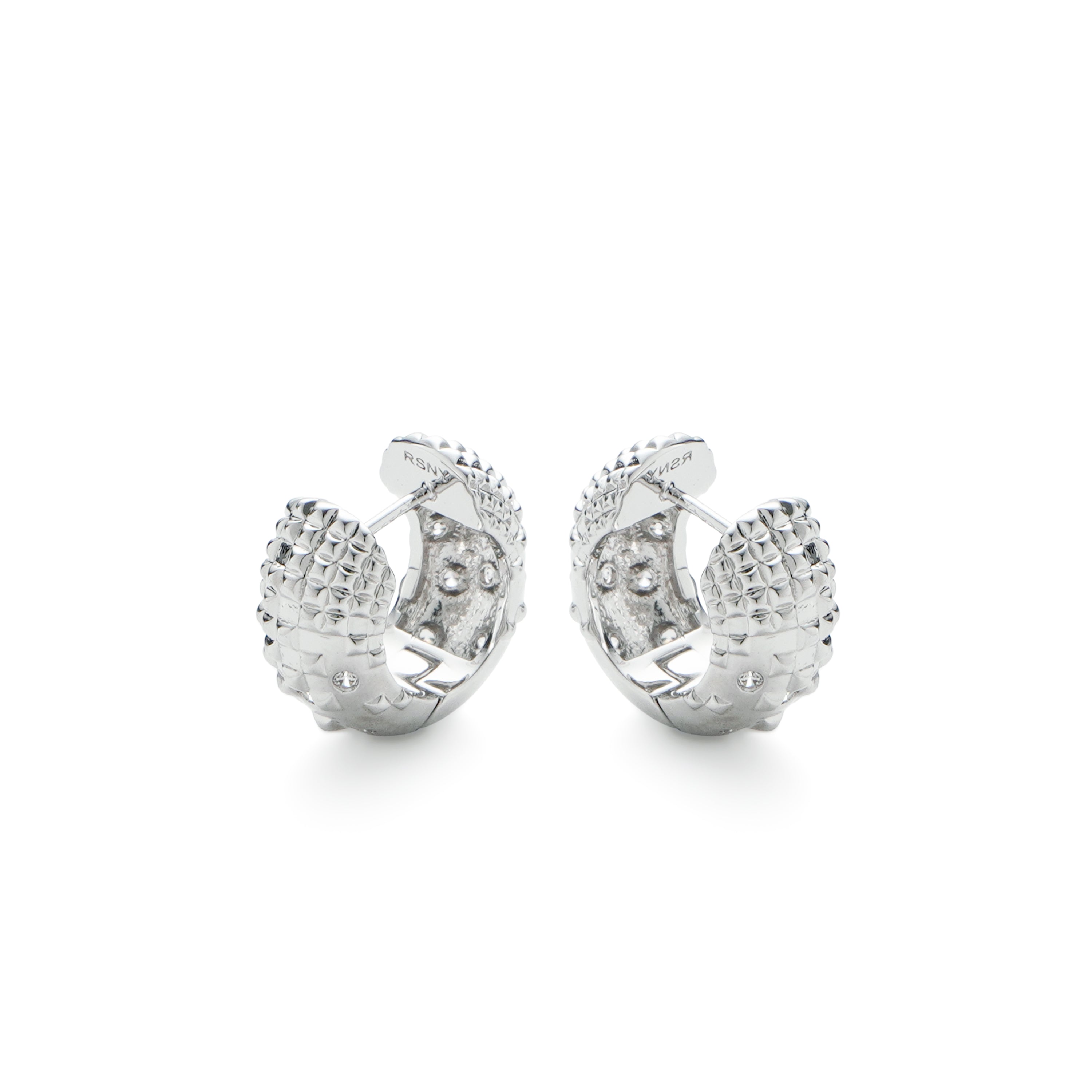 RSNY Diamond Textured Earrings