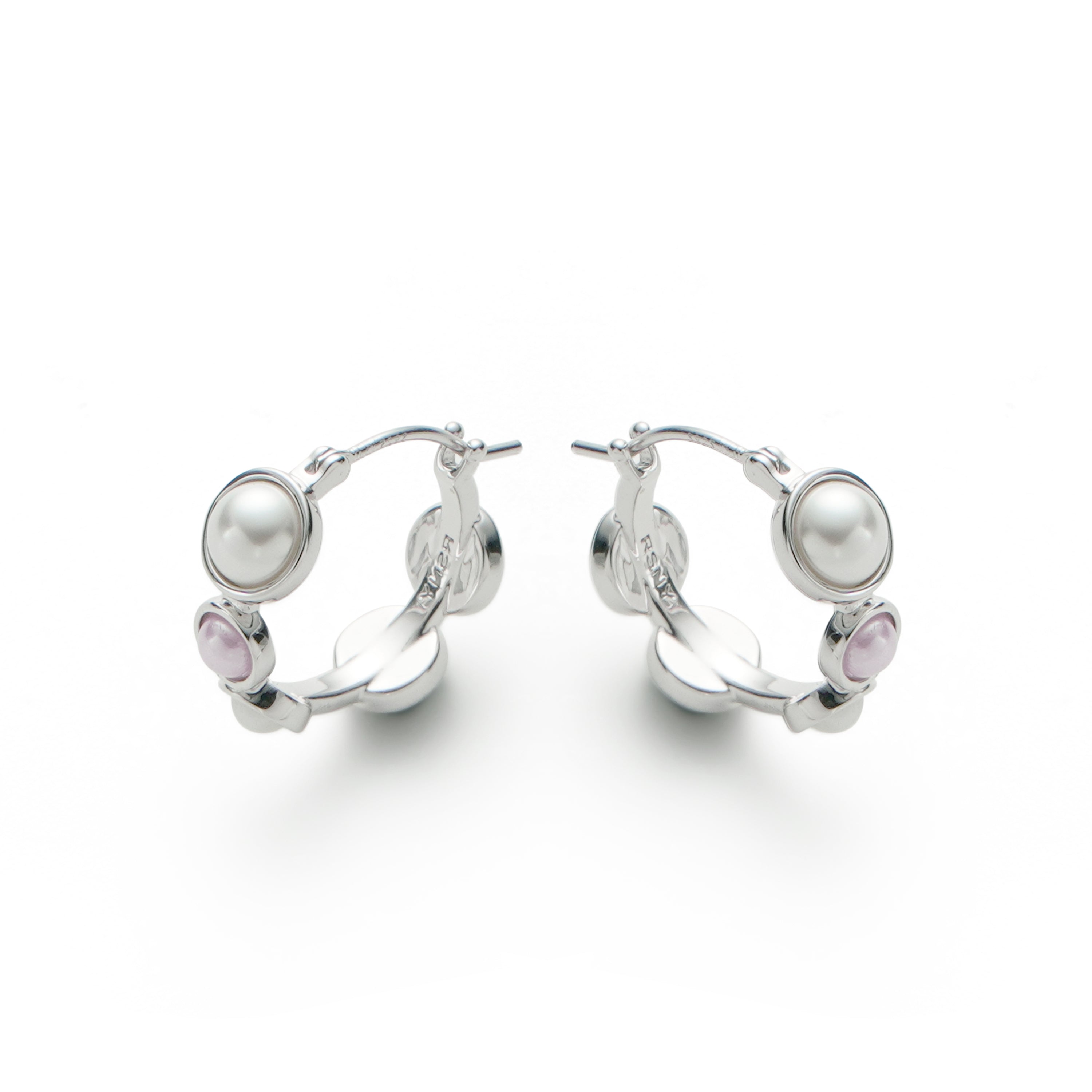 RSNY irregular pearl earrings