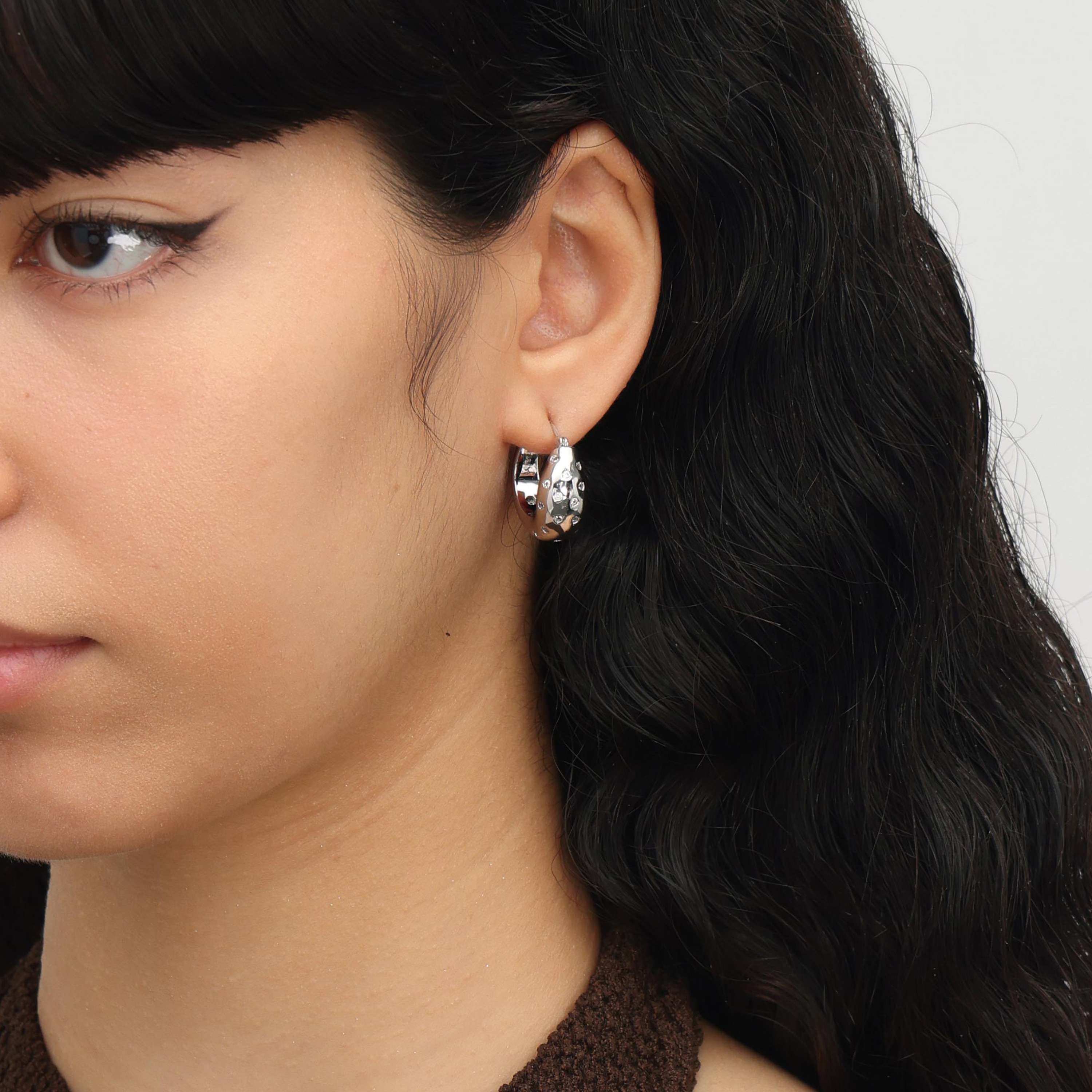 RSNY simple line earrings