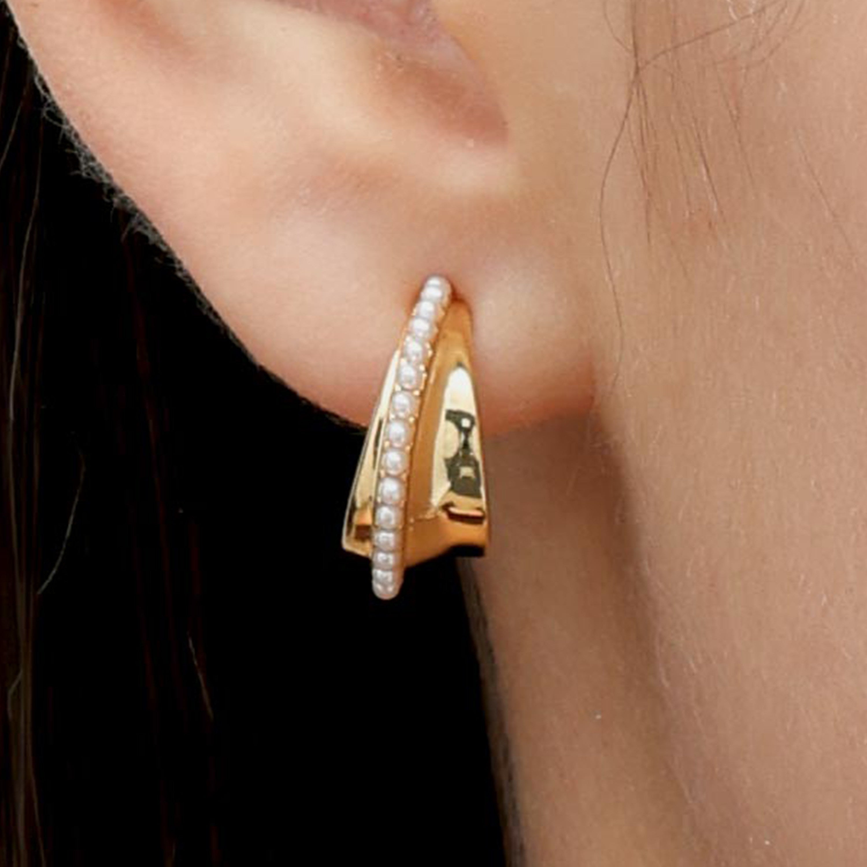 RSNY irregular shape earrings