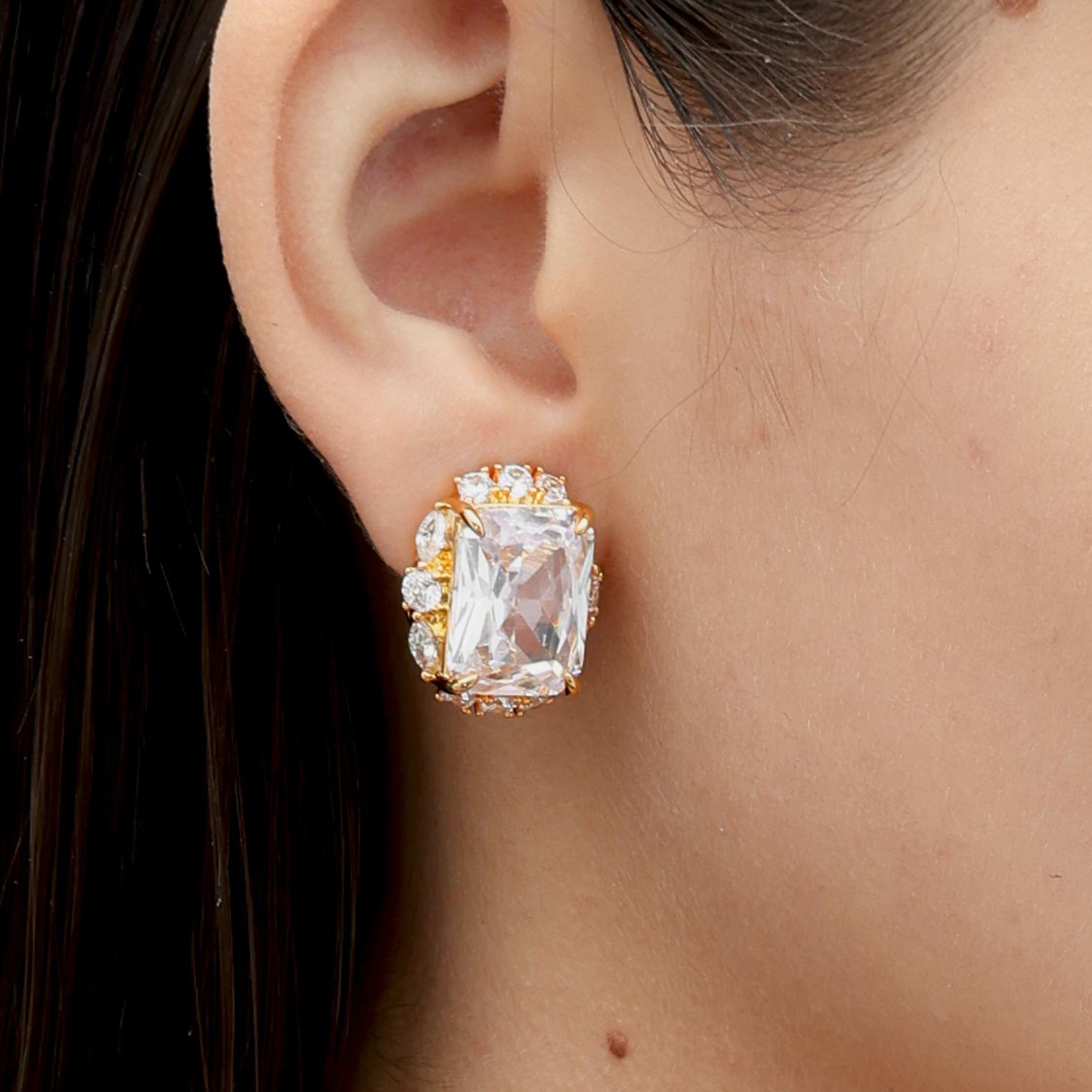 RSNY Princess Square Earrings