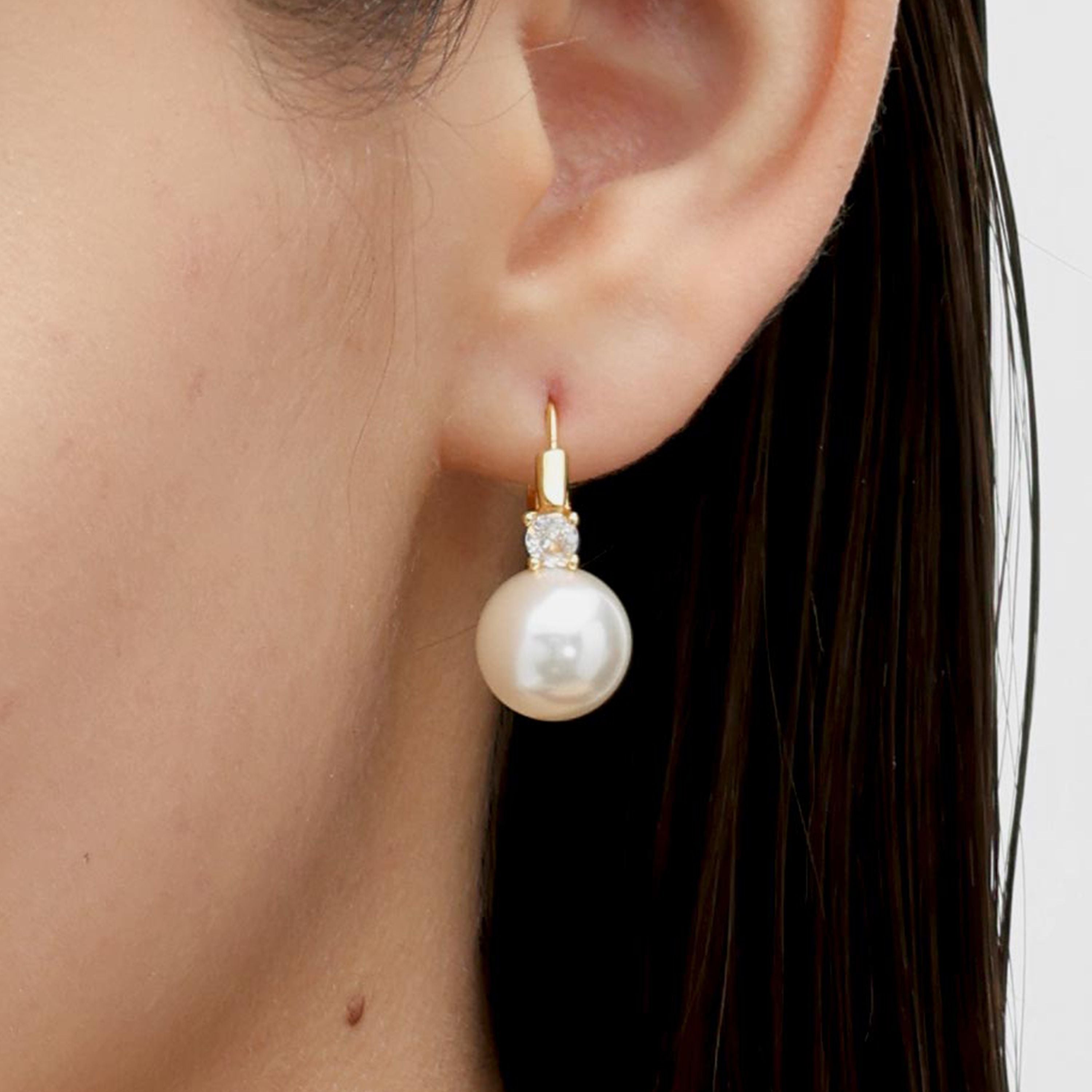 RSNY pearl ring earrings