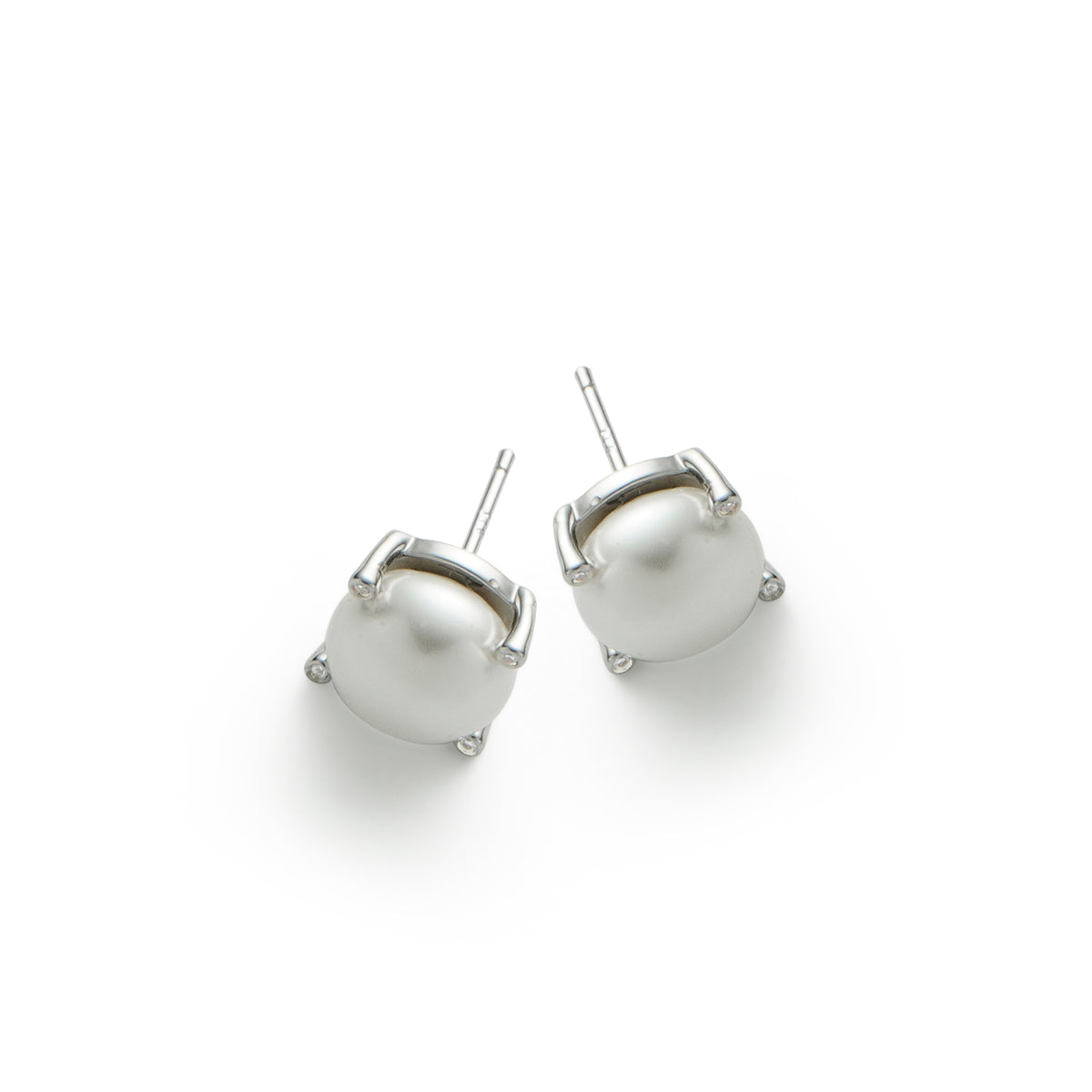 RSNY simple pearl stud earrings