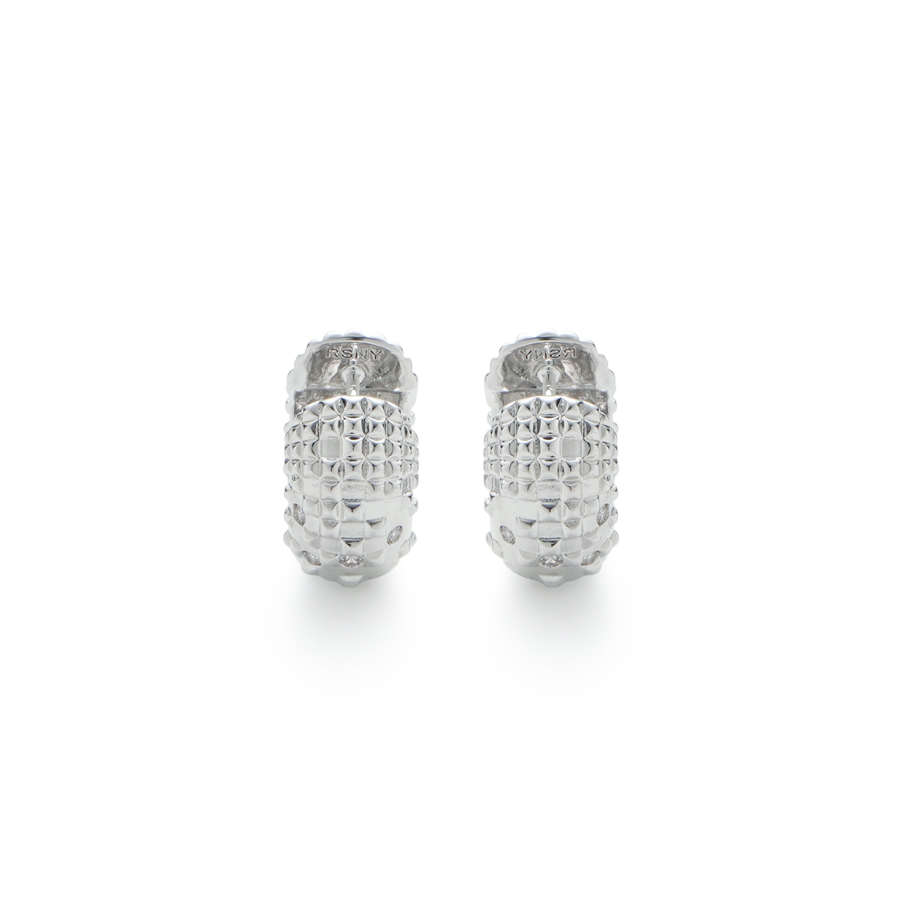 RSNY Diamond Textured Earrings