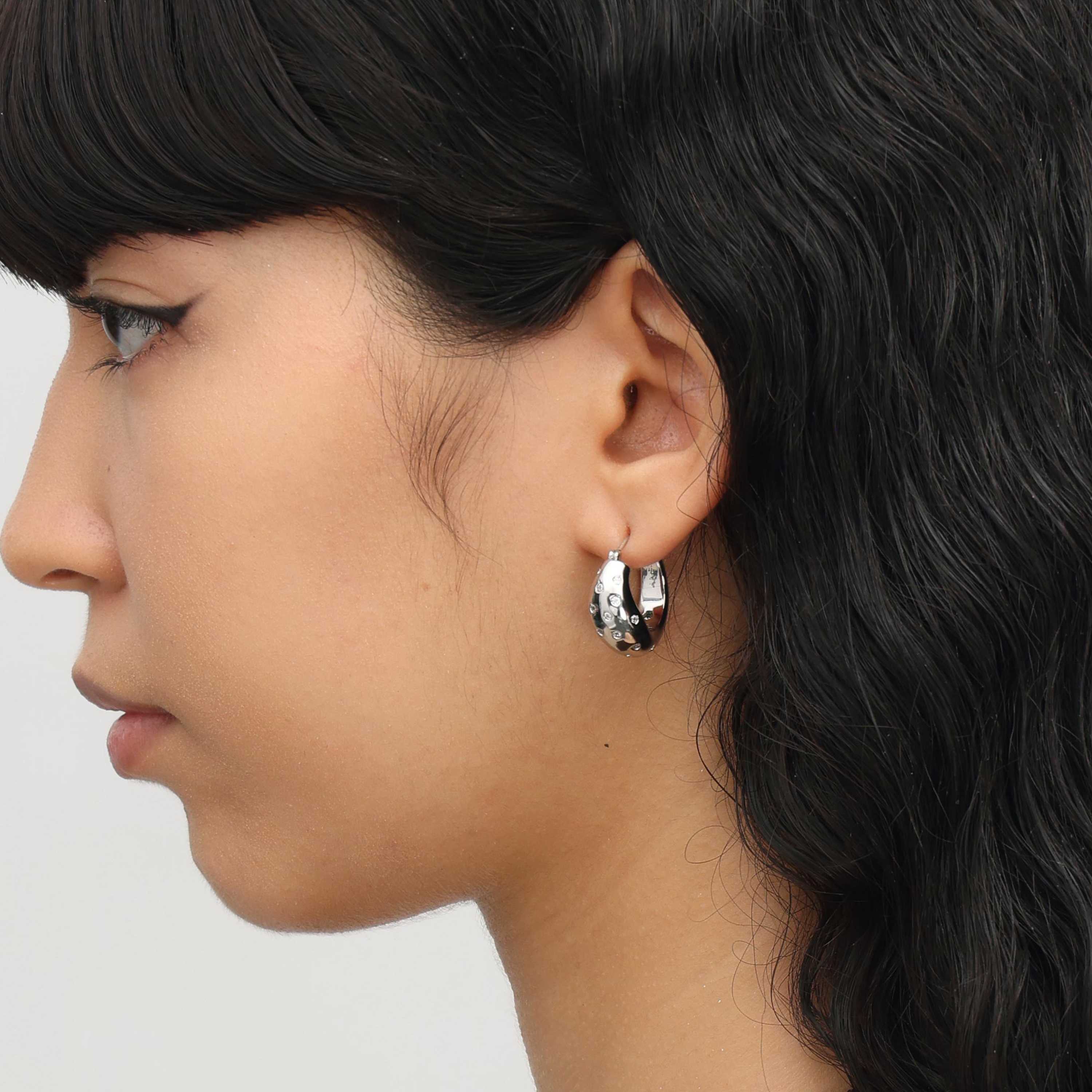 RSNY simple line earrings