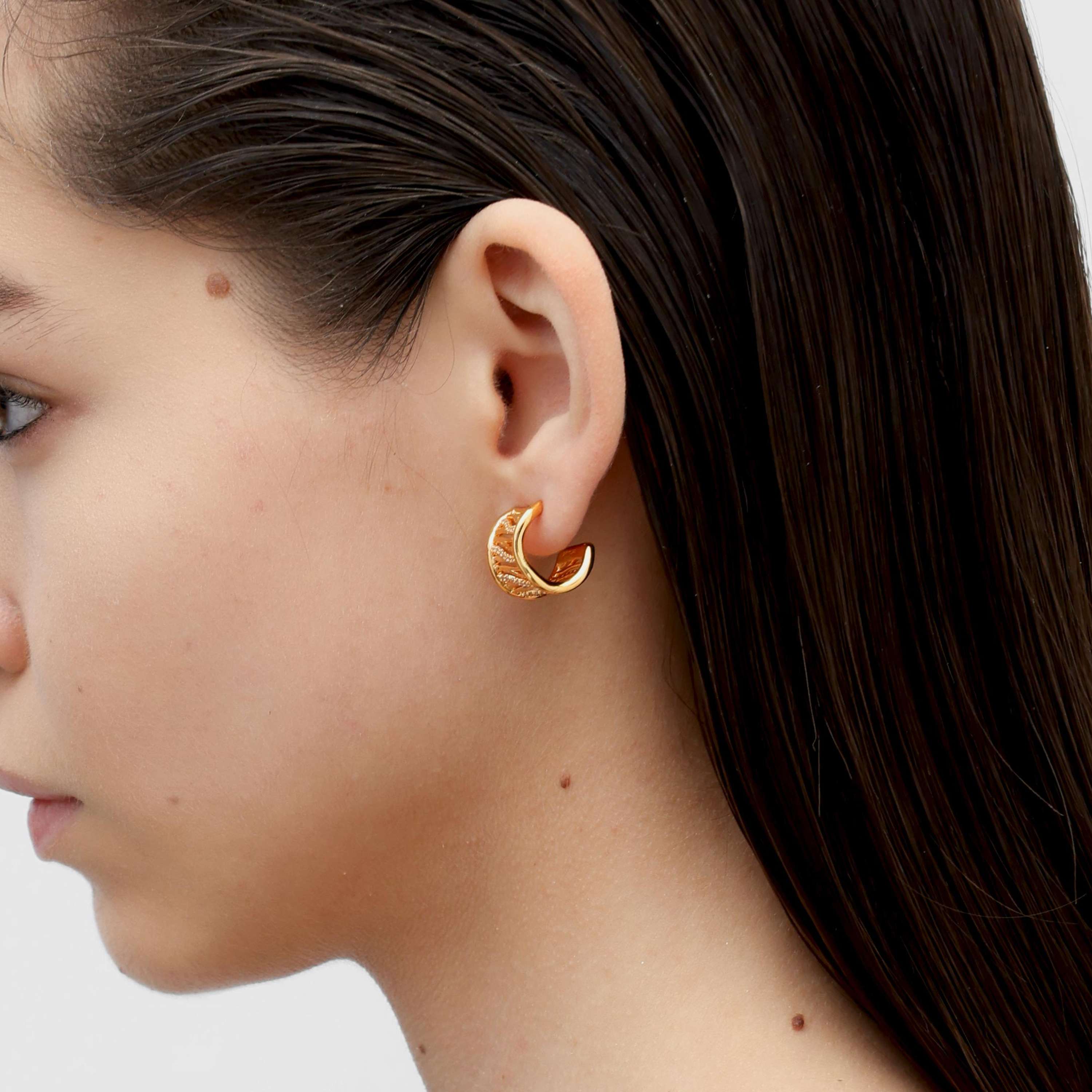 RSNY simple line earrings