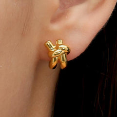 RSNY knot earrings