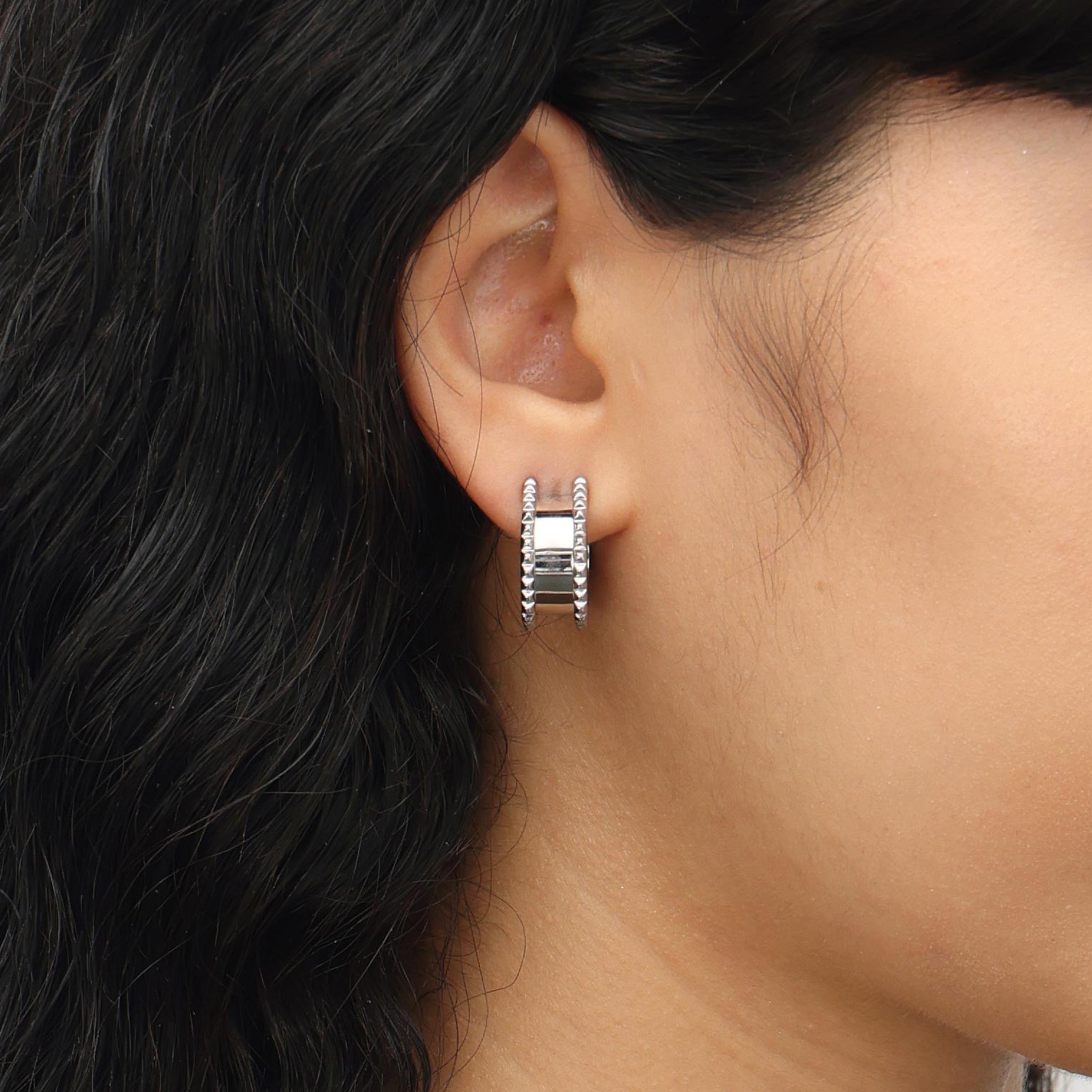 RSNY Diamond Line Earrings