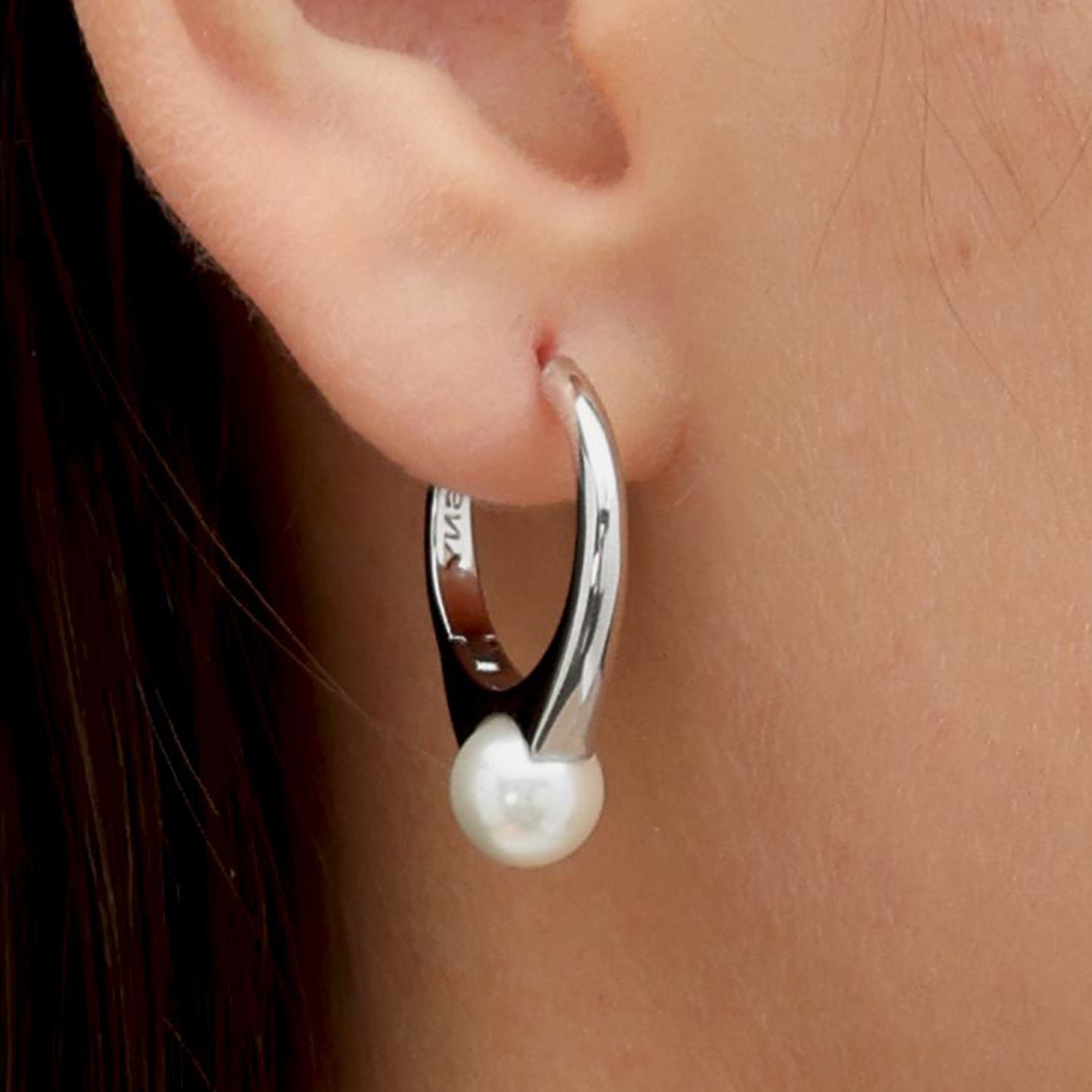 RSNY pearl ring earrings