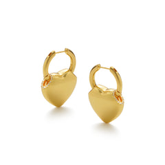 RSNY love shape earrings