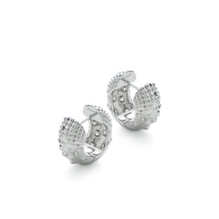 RSNY Diamond Textured Earrings