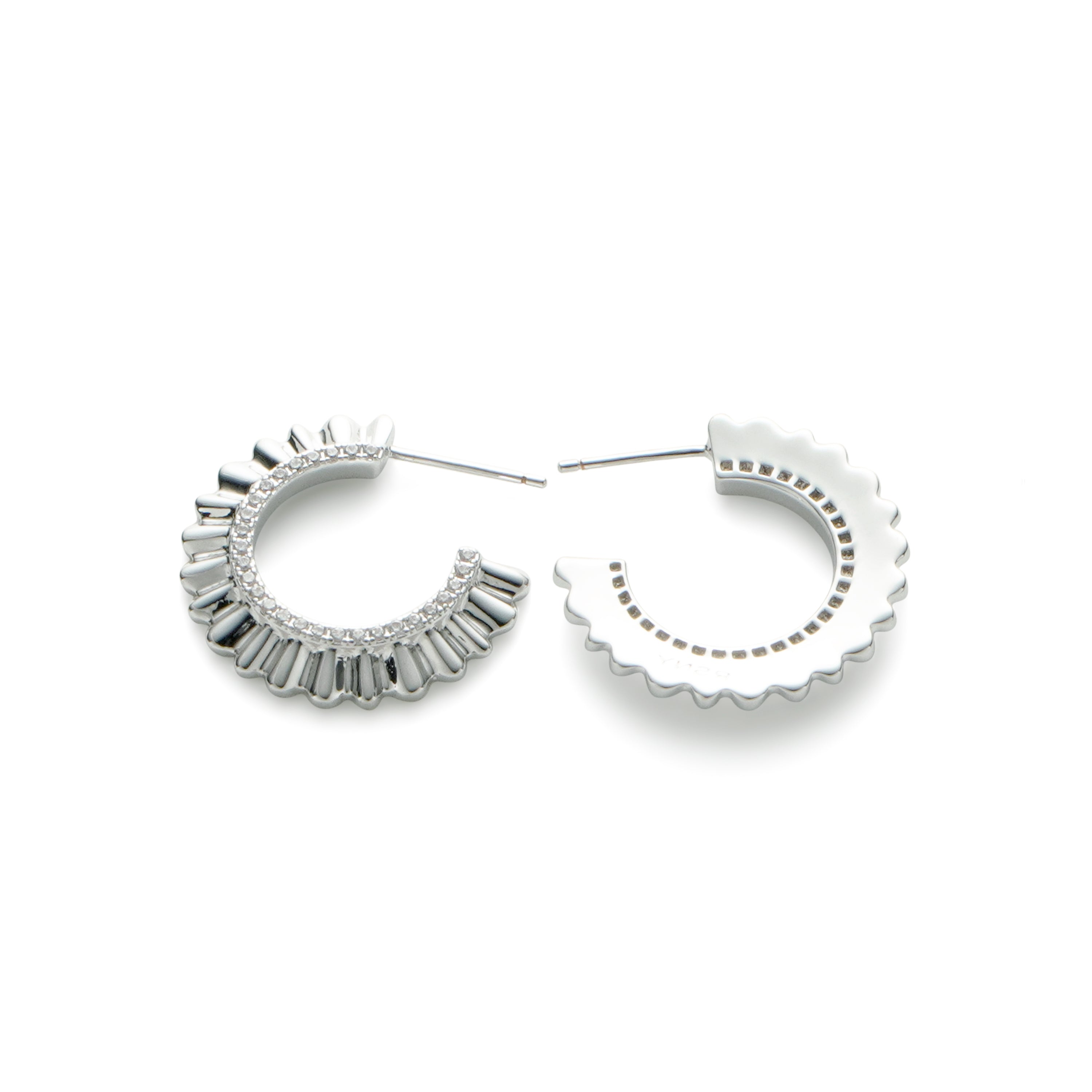 RSNY pleated earrings