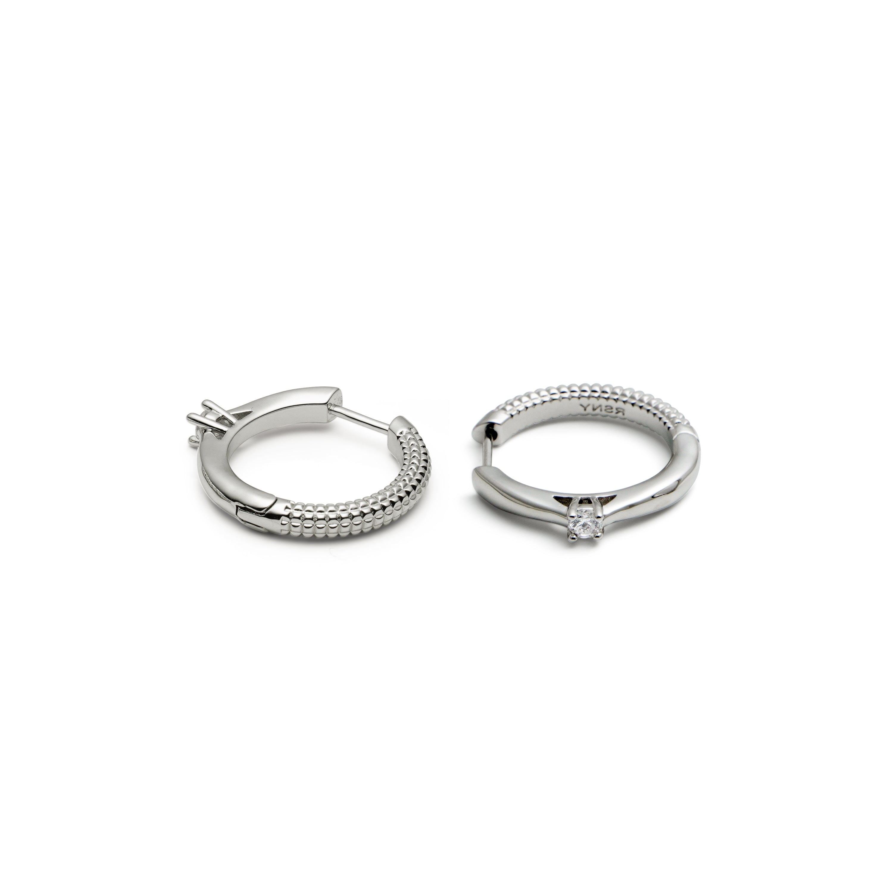 RSNY ring shape earrings