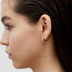 RSNY diamond pattern earrings