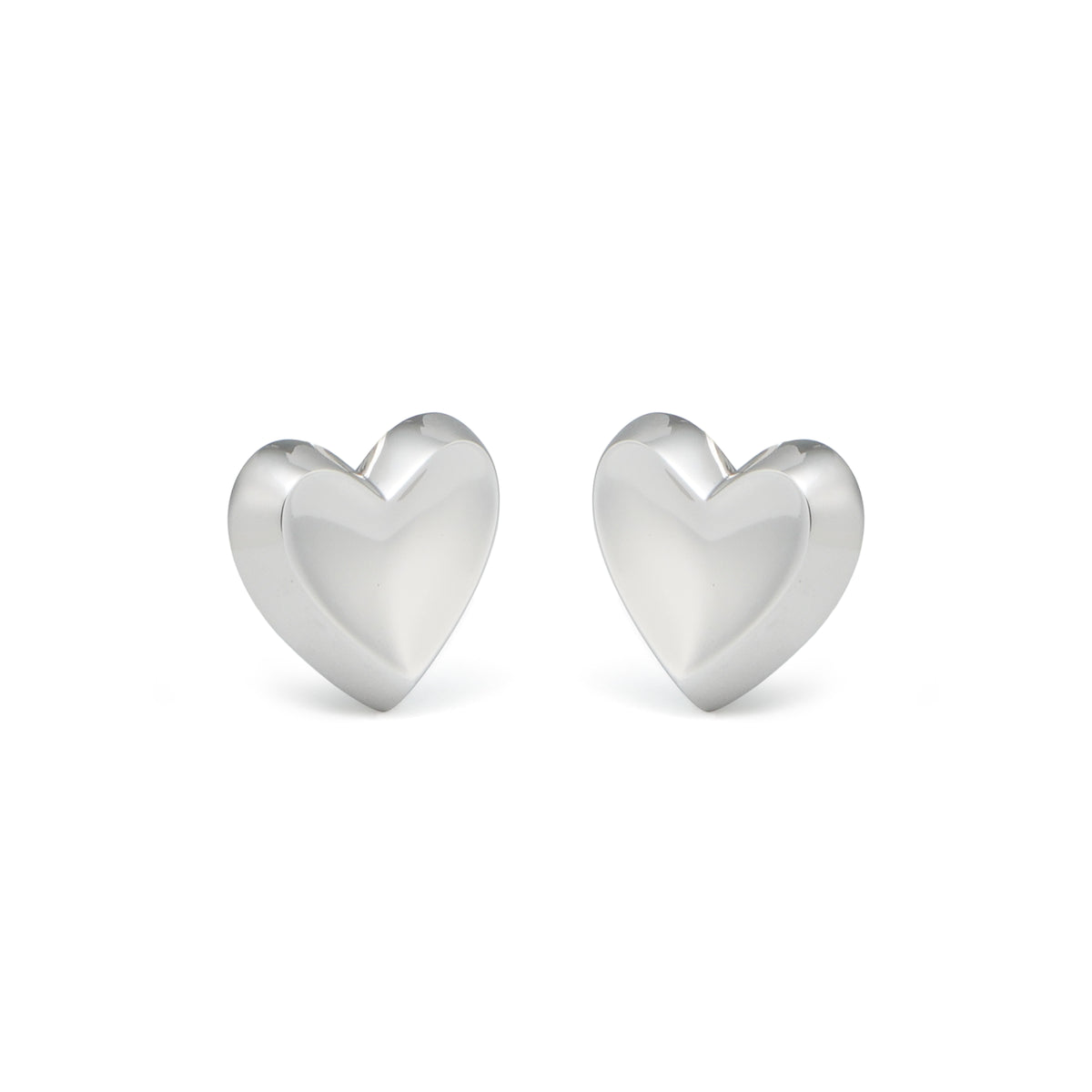 RSNY geometric love stud earrings