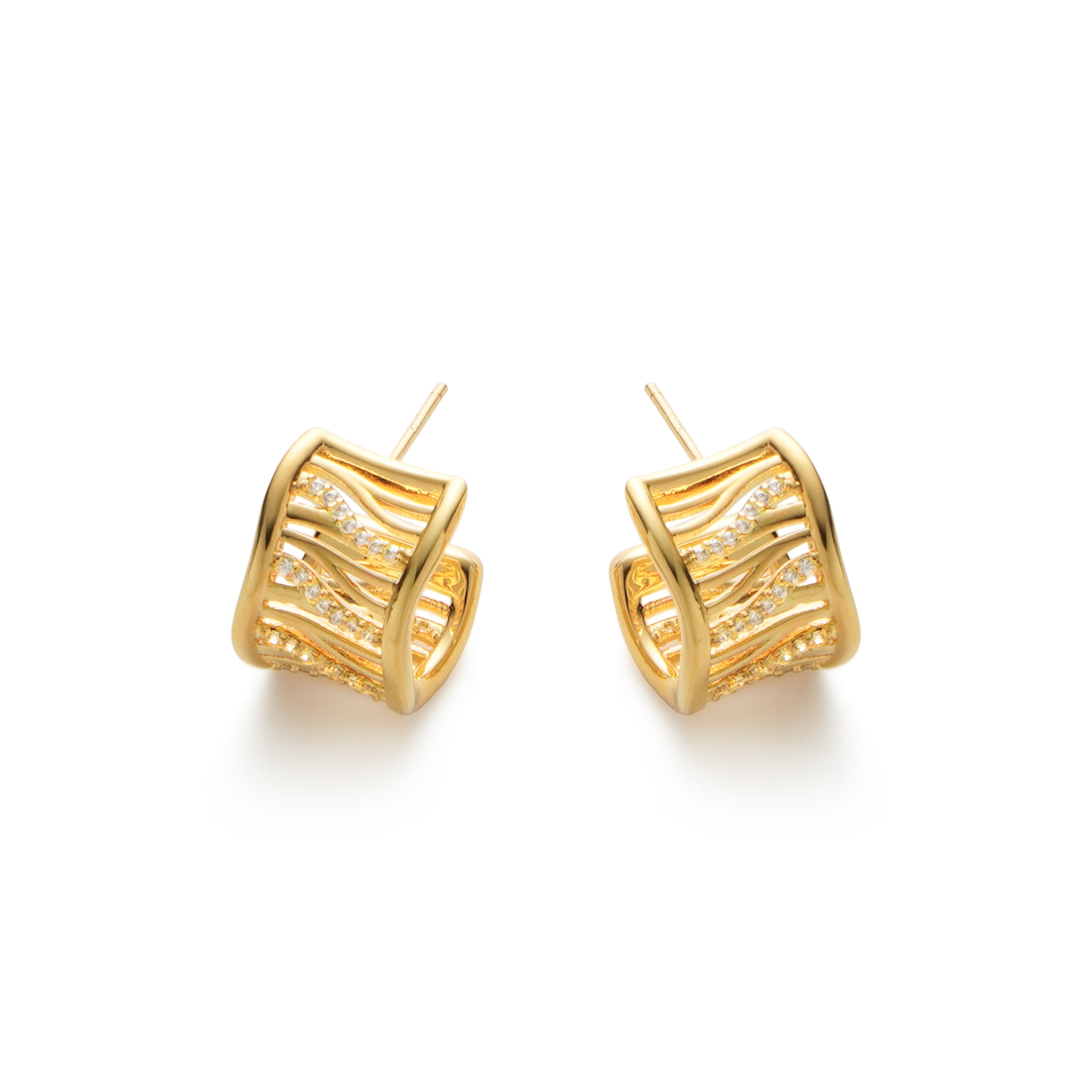 RSNY simple line earrings