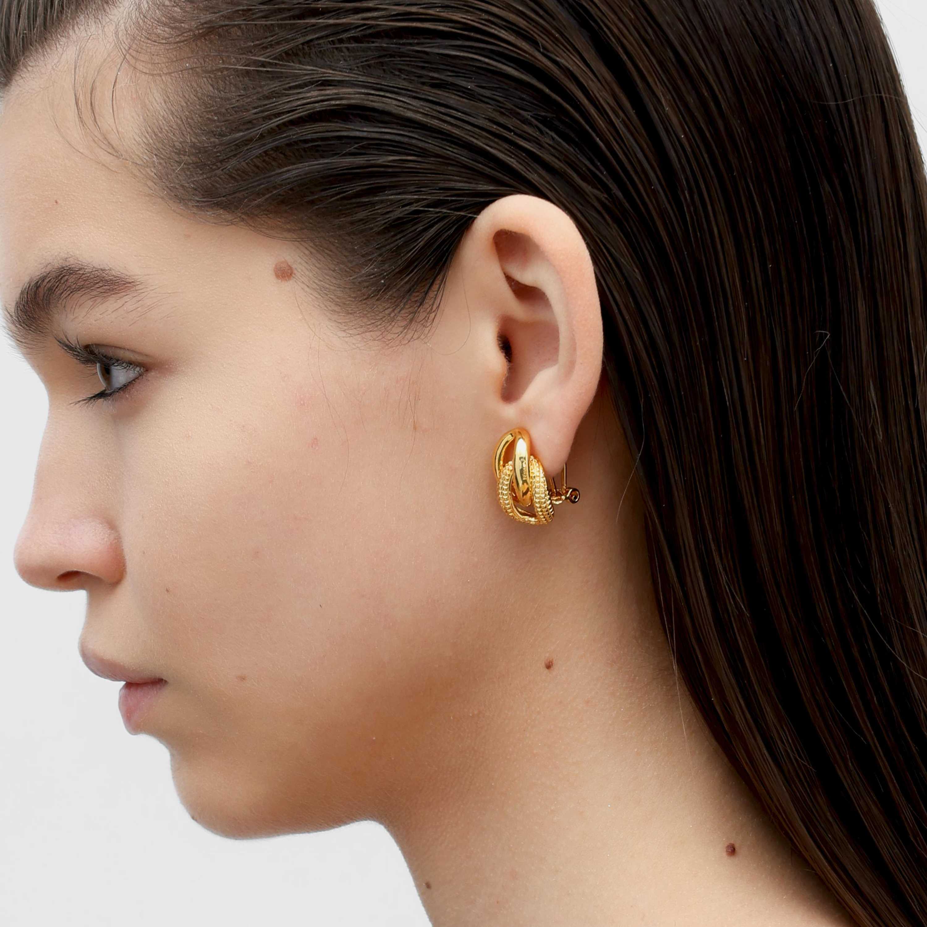 RSNY chain shaped earrings