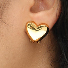 RSNY geometric love stud earrings