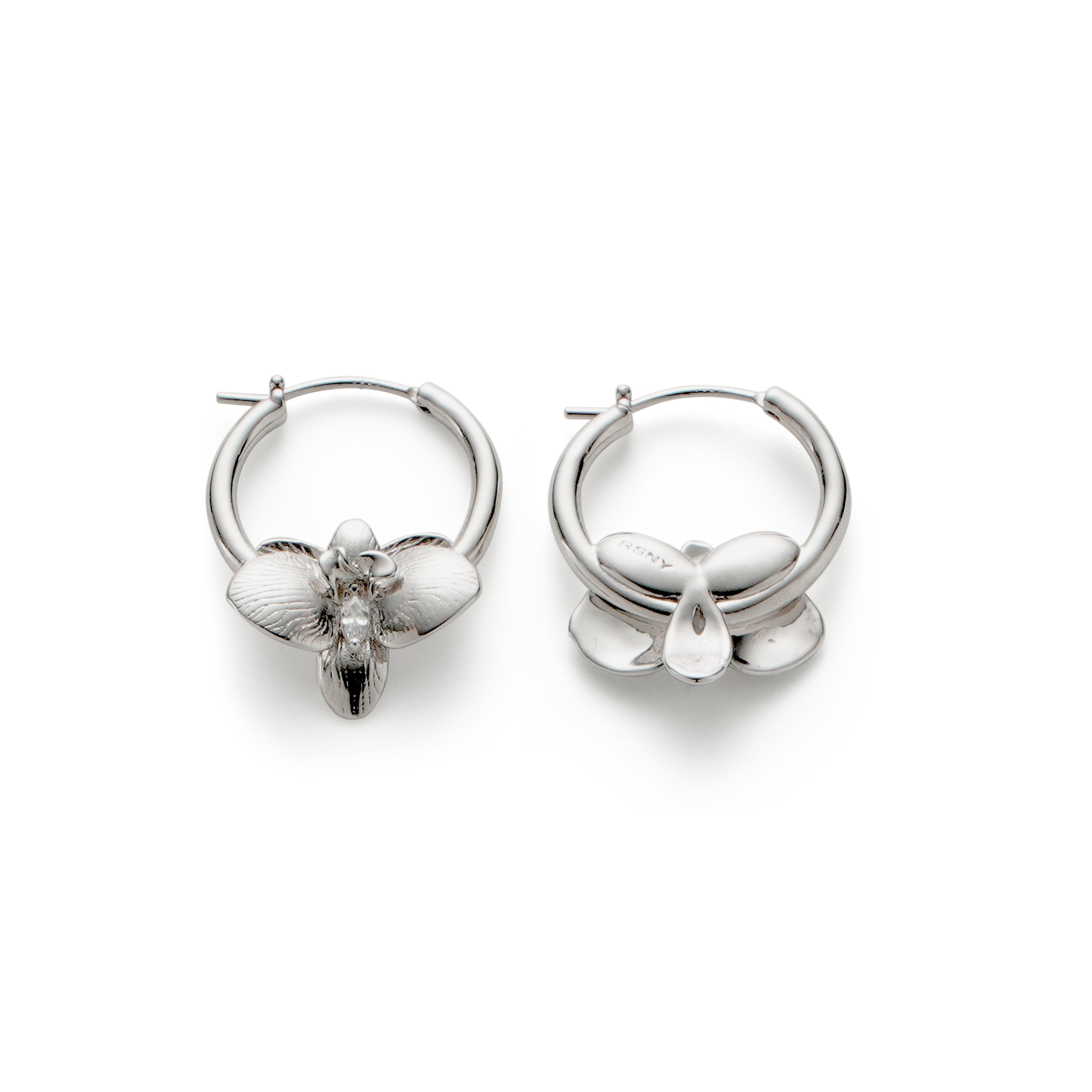 RSNY orchid earrings