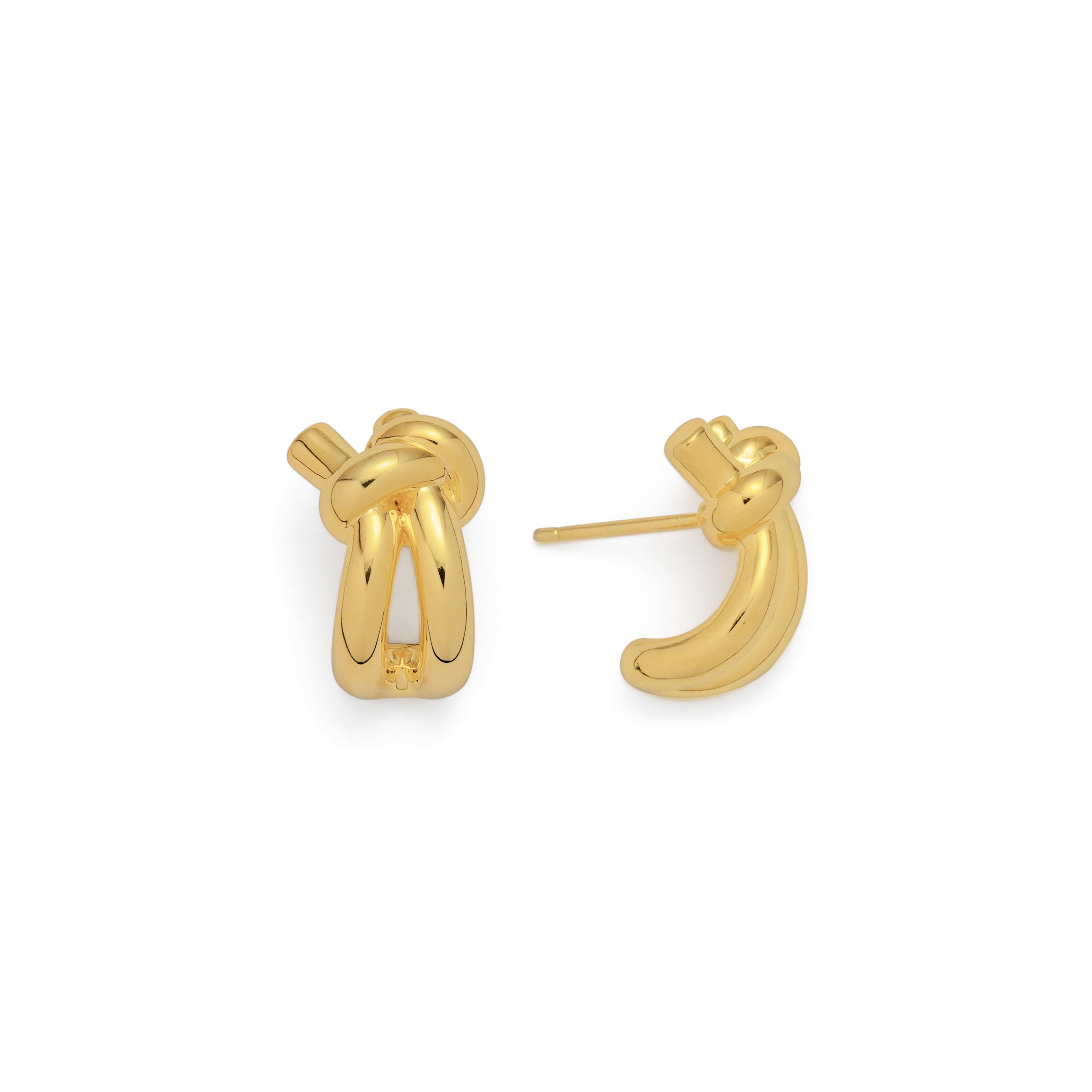 RSNY knot earrings