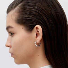 RSNY irregular pearl earrings