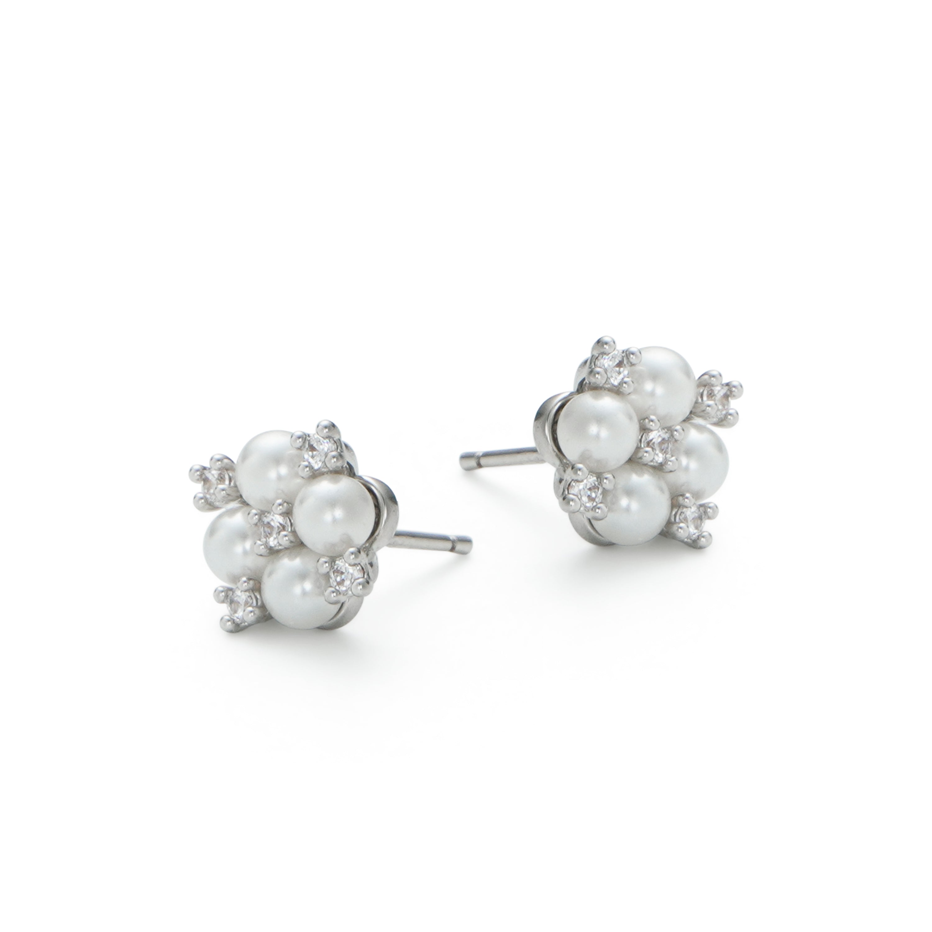 RSNY simple pearl stud earrings