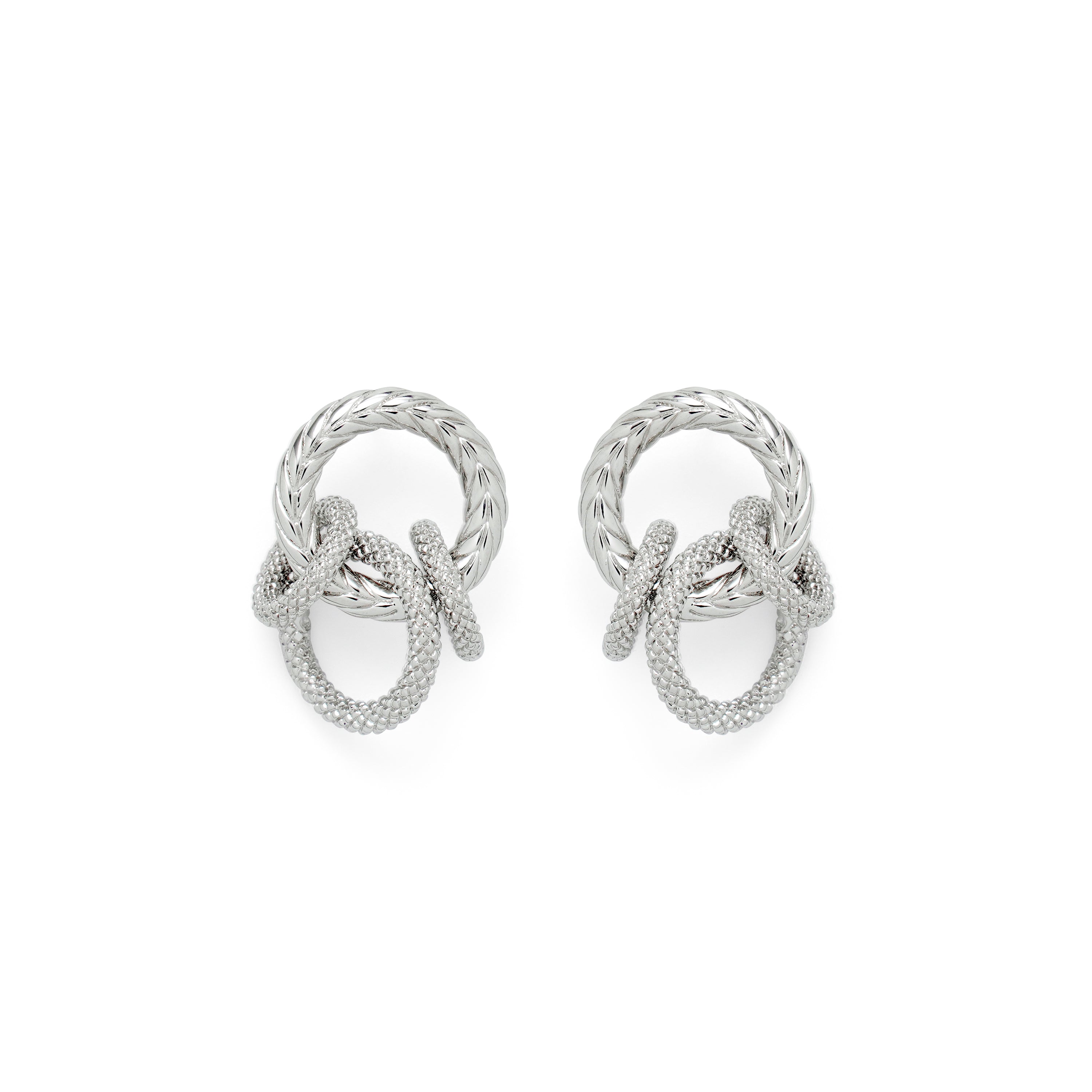 RSNY ring stud earrings