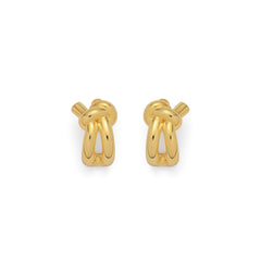 RSNY knot earrings