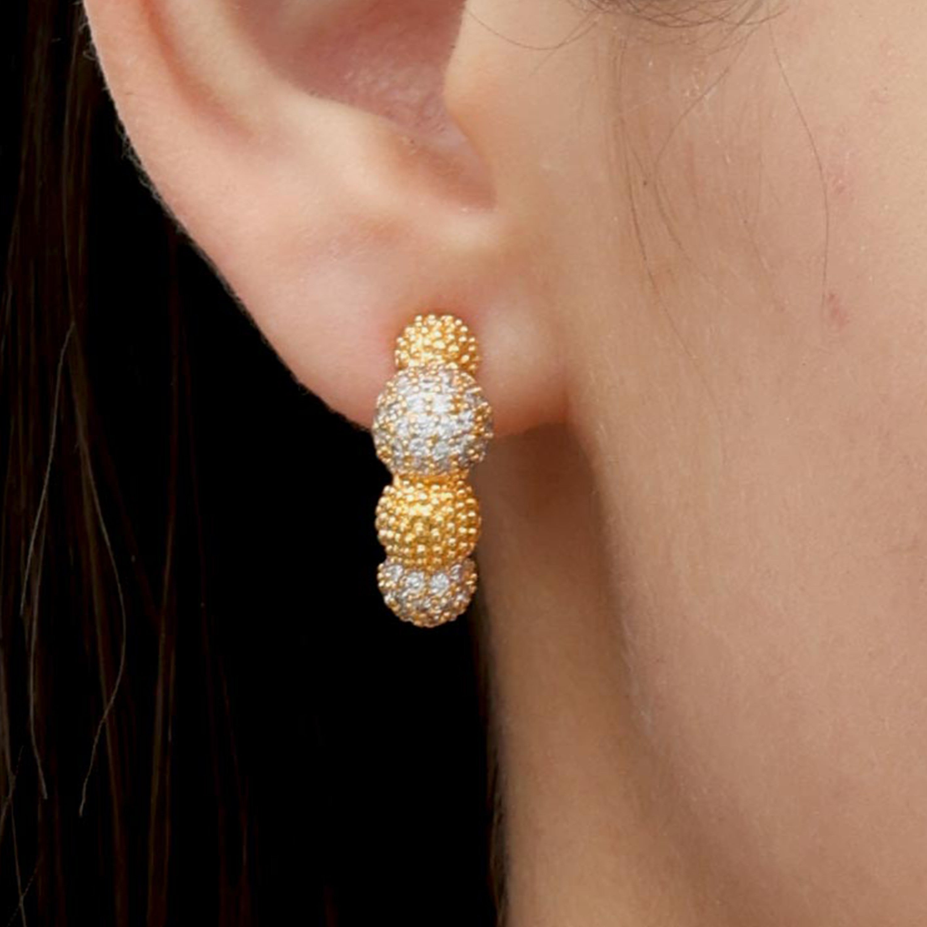 RSNY Shiny Ball Earrings