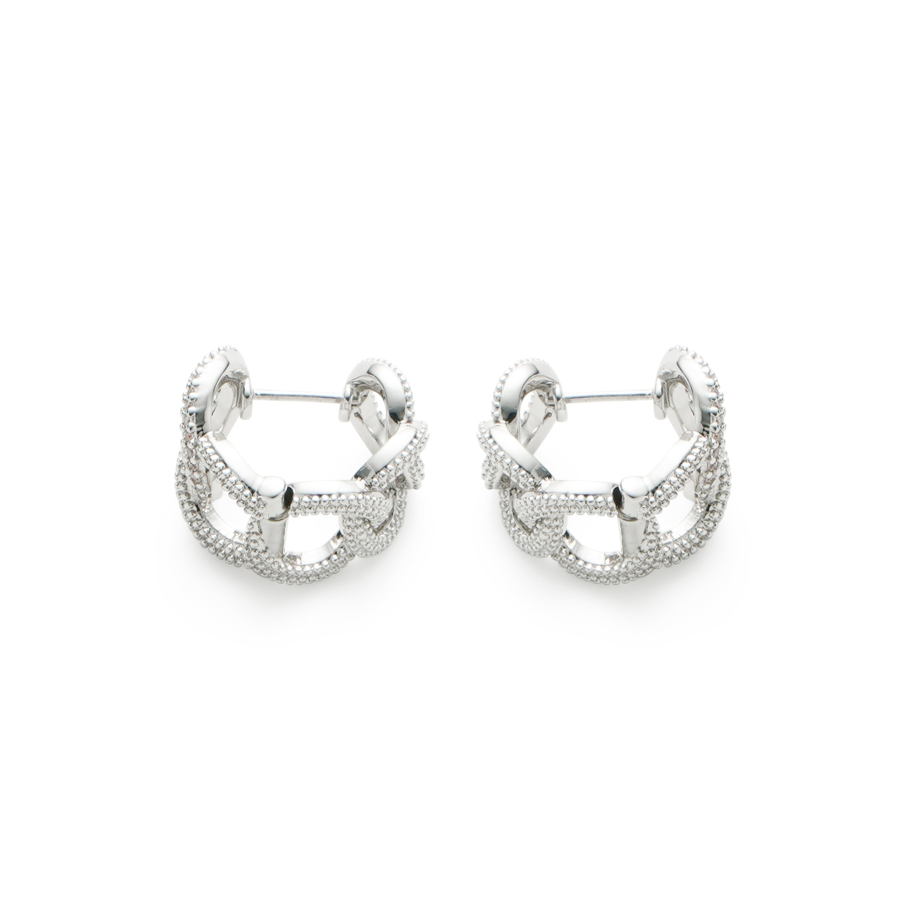 RSNY simple chain earrings