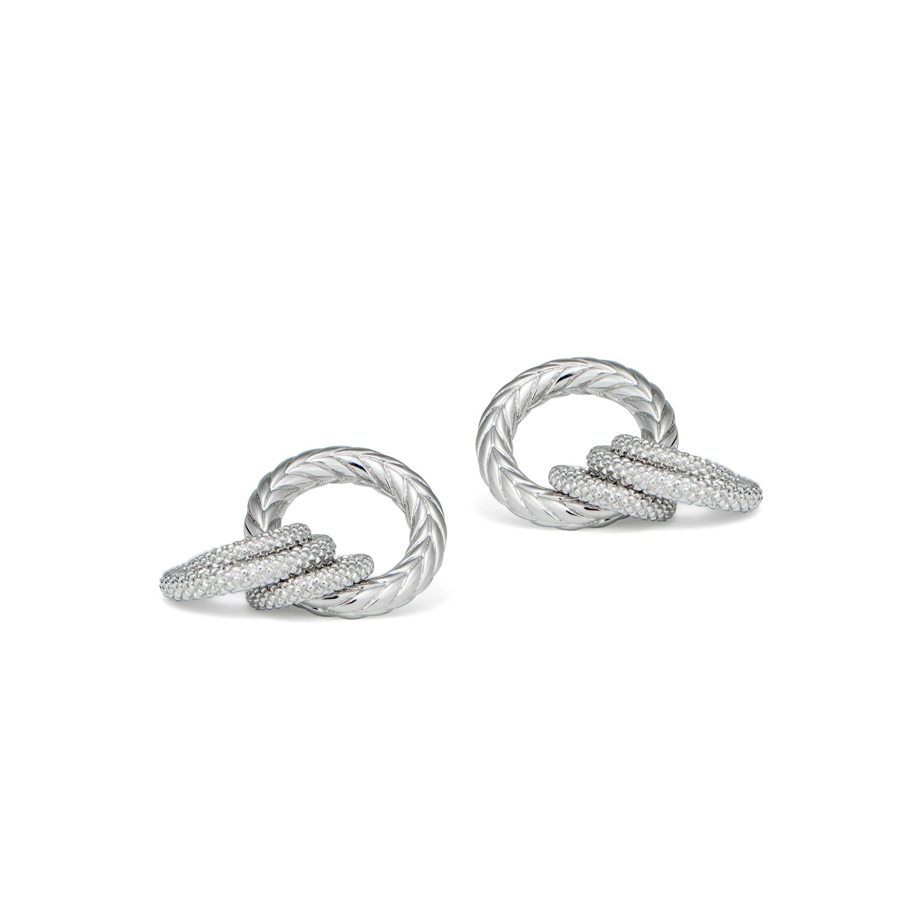 RSNY ring stud earrings