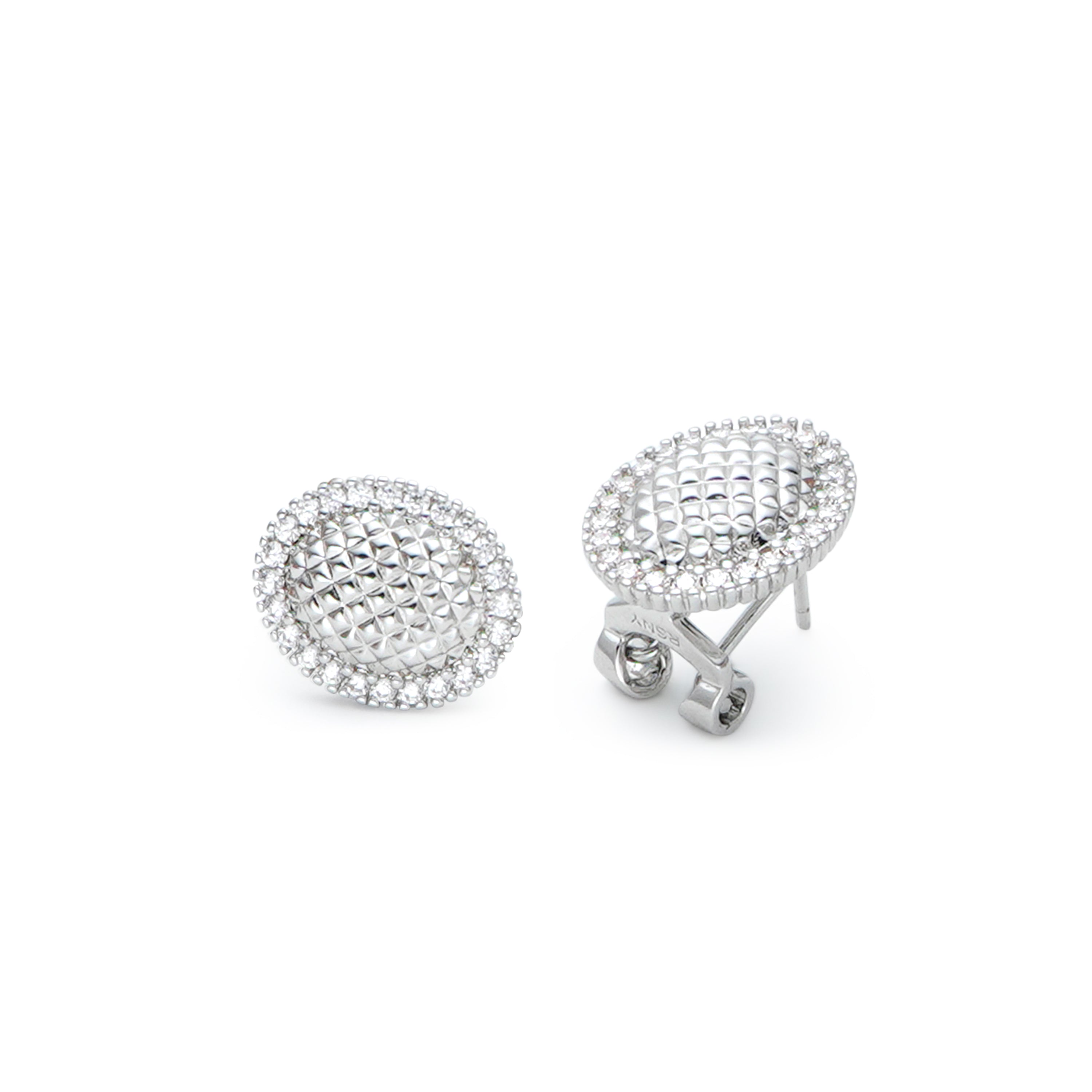 RSNY Diamond Egg Earrings