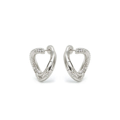 RSNY diamond pattern chain earrings