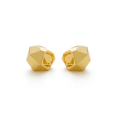 RSNY irregular diamond cut earrings