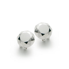 RSNY round diamond cut stud earrings