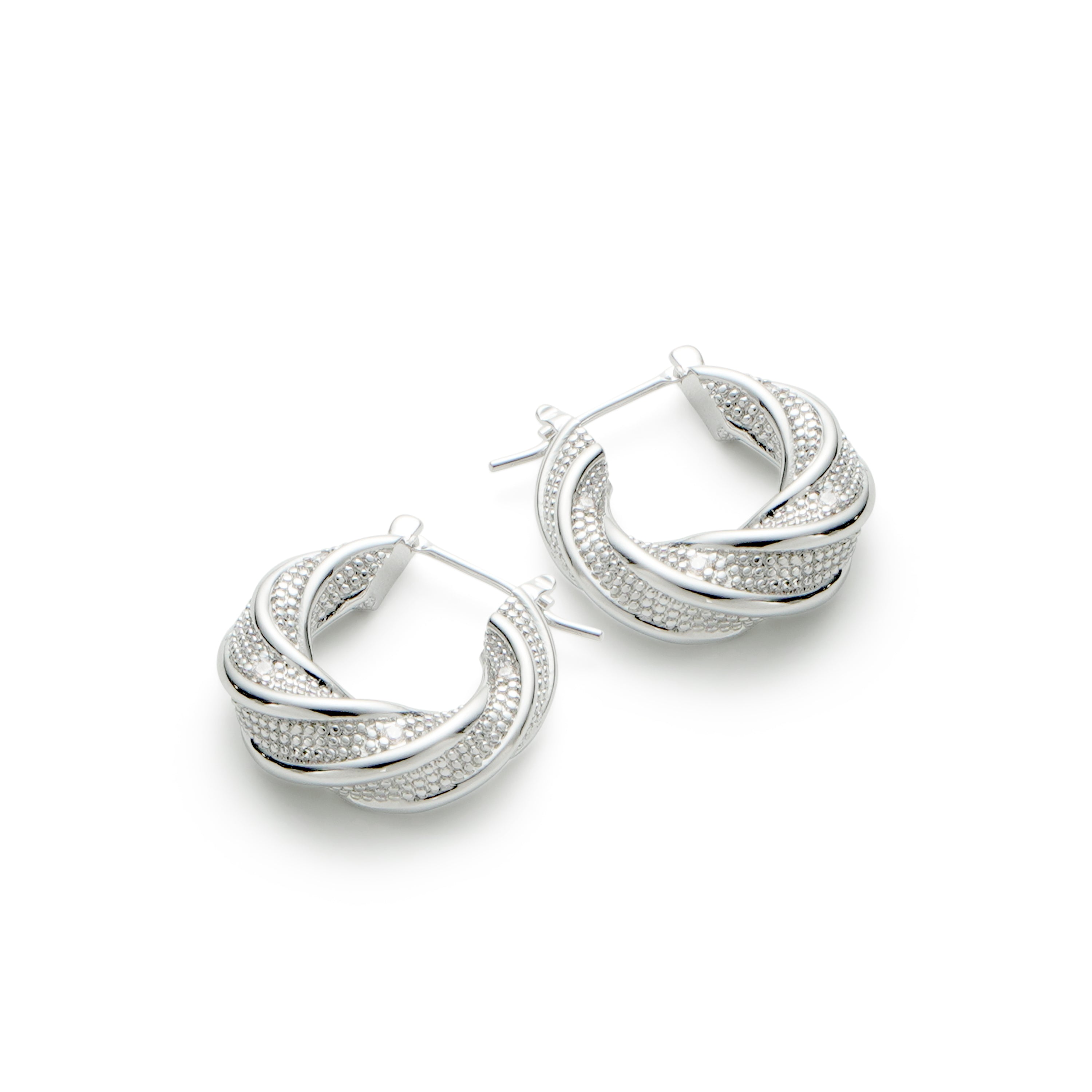 RSNY geometric abstract earrings