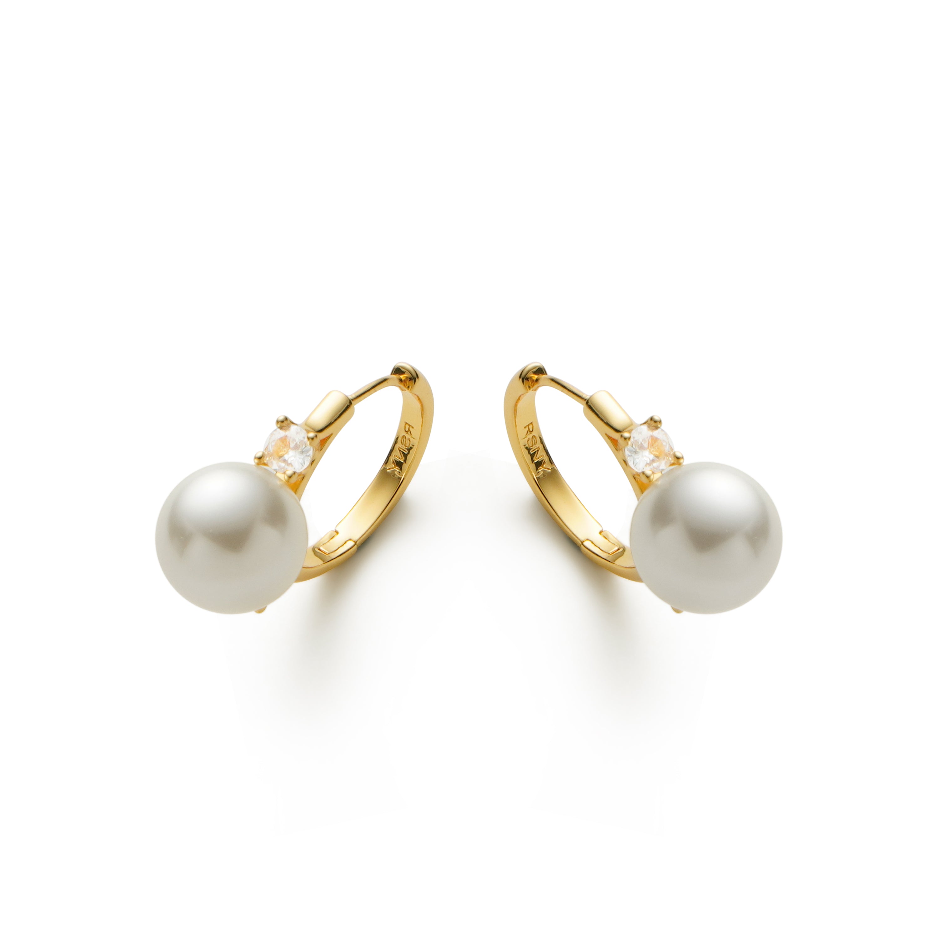 RSNY pearl ring earrings