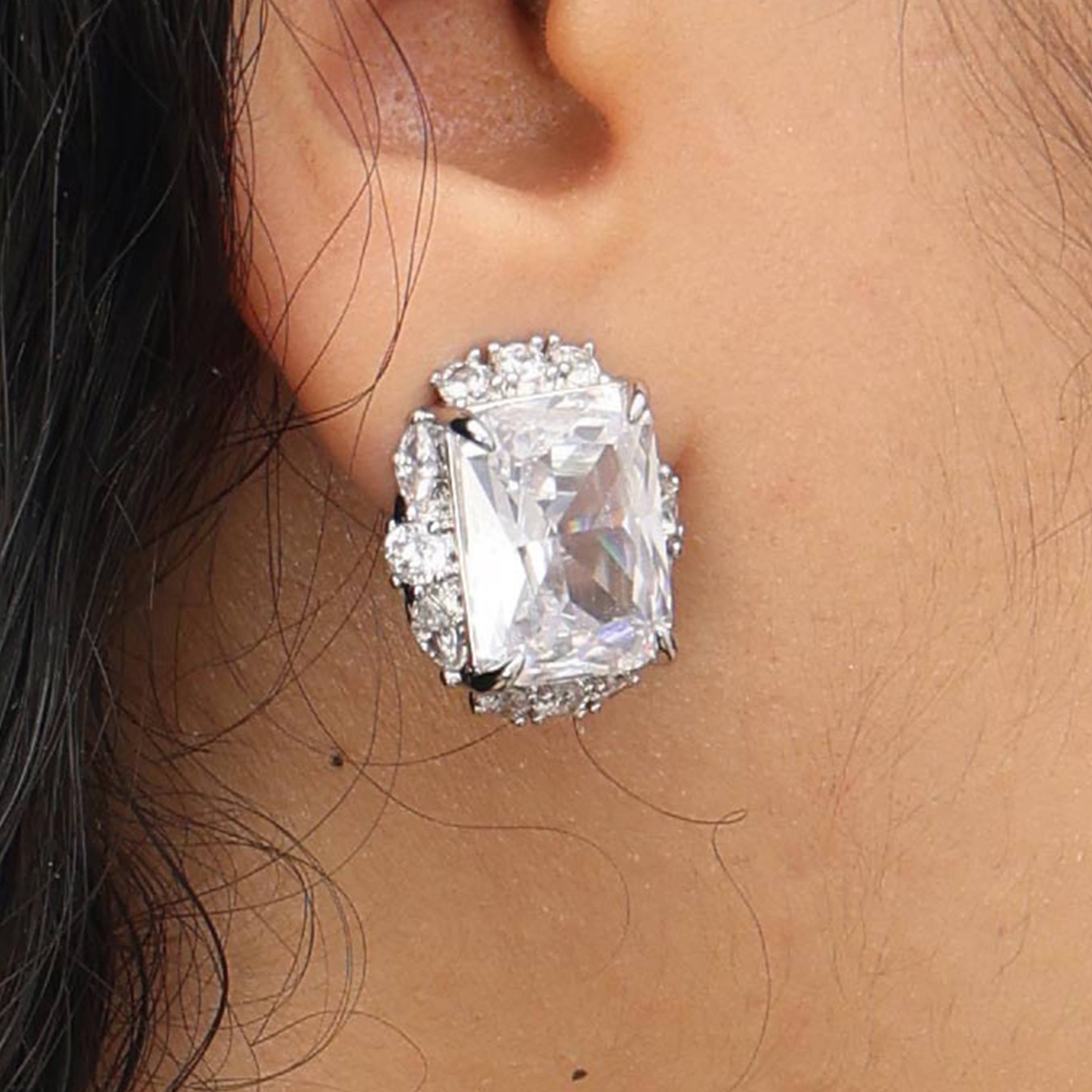 RSNY Princess Square Earrings