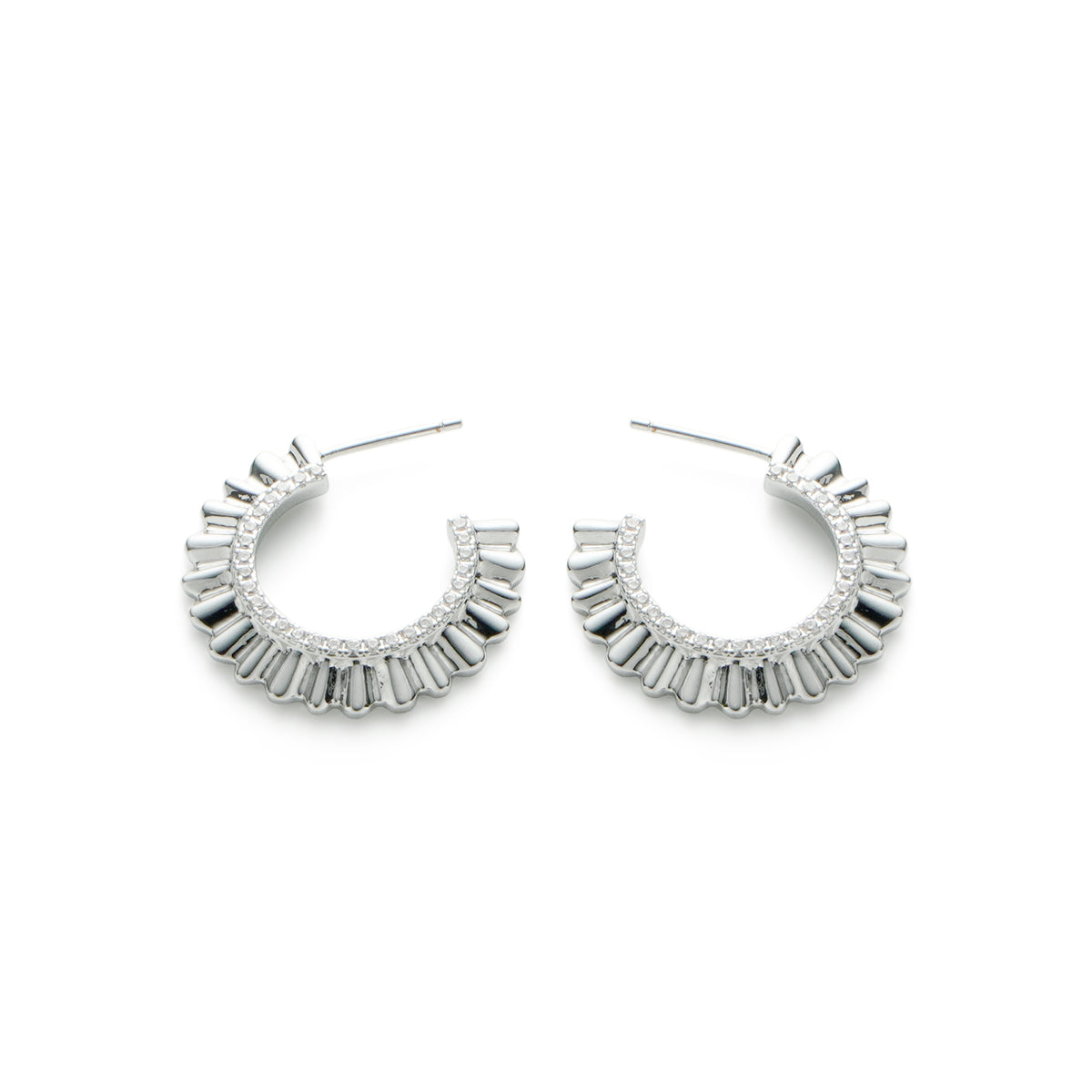 RSNY pleated earrings