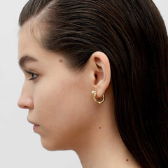 RSNY simple pearl earrings