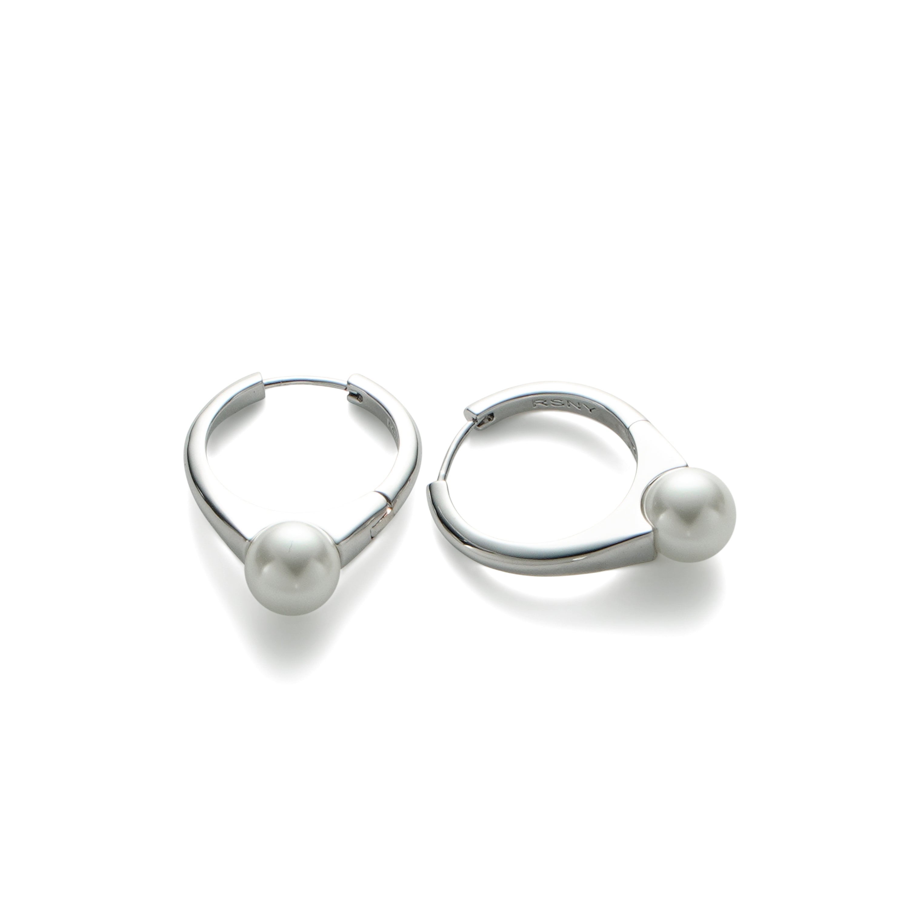 RSNY pearl ring earrings