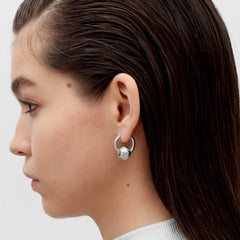 RSNY Diamond Textured Earrings