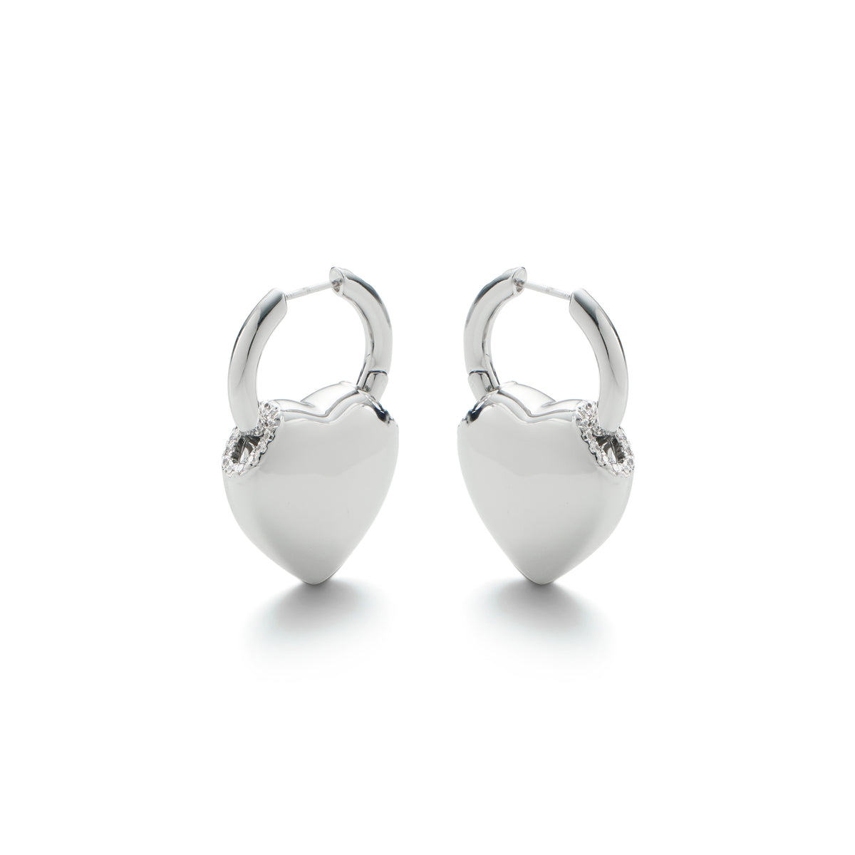 RSNY love shape earrings