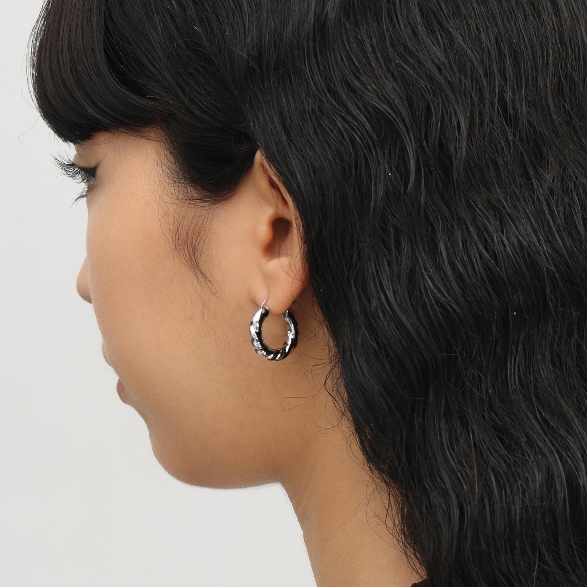 RSNY abstract line earrings - R2033A