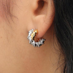 RSNY abstract line earrings - R2053A